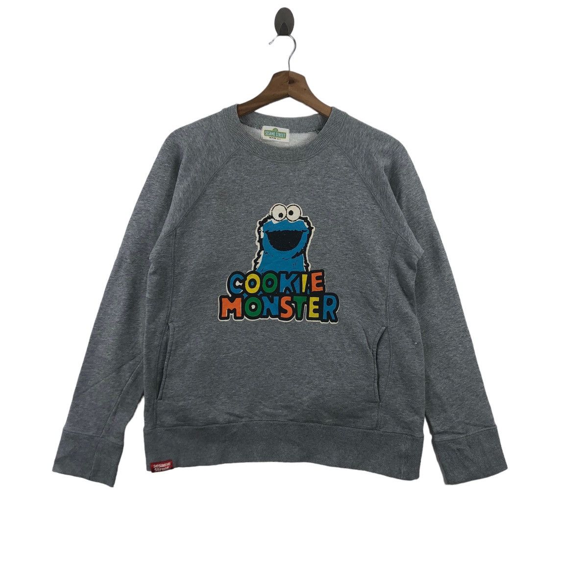 Japanese Brand Vintage SESAME STREET Cookies Monster Sweatshirt Pullover Size US M / EU 48-50 / 2 - 1 Thumbnail