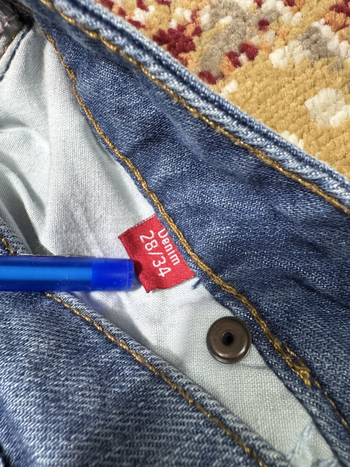 Hysteric Glamour ᶠᵃⁿᶜʸᵍᵘʸ Y2K Flared Baggy Washed Bootcut Denim Jeans Vintage Size US 28 / EU 44 - 4 Thumbnail