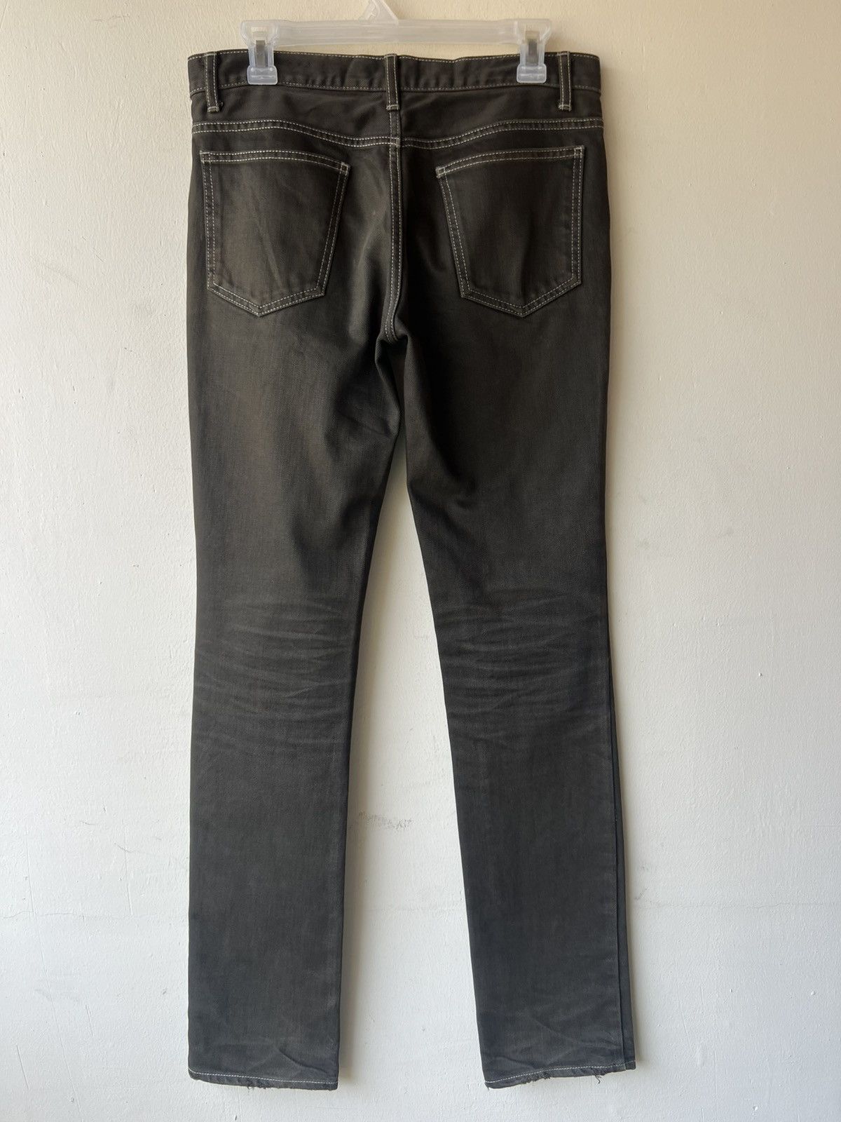 Lounge Lizard Lounge Lizard Waxed Denim Jeans Size US 30 / EU 46 - 16 Thumbnail