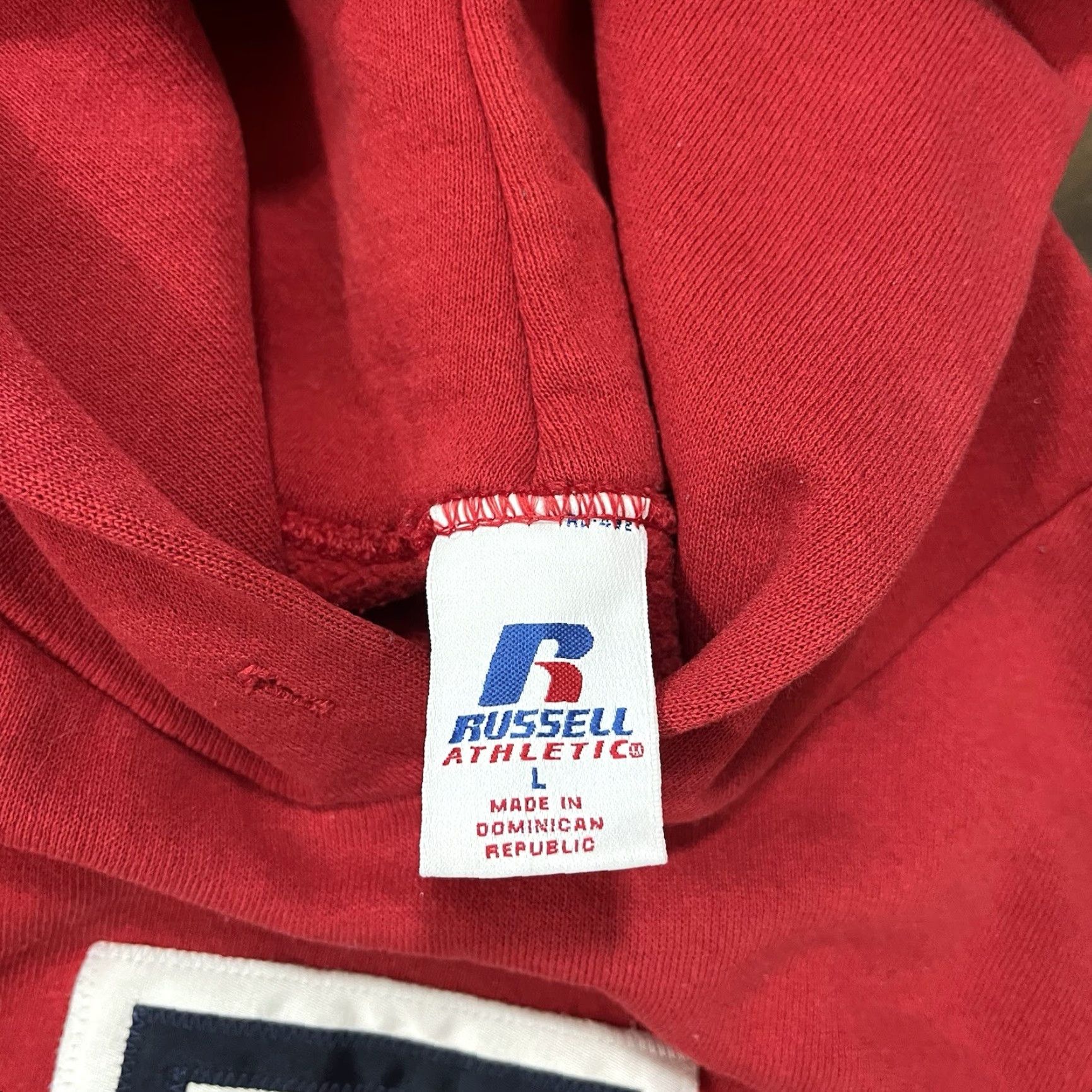 Russell Athletic VINTAGE Russell Athletic Hoodie Mens Large College Sweatshirt Arizona Wildcats Long Sleeve Red Size US L / EU 52-54 / 3 - 5 Thumbnail