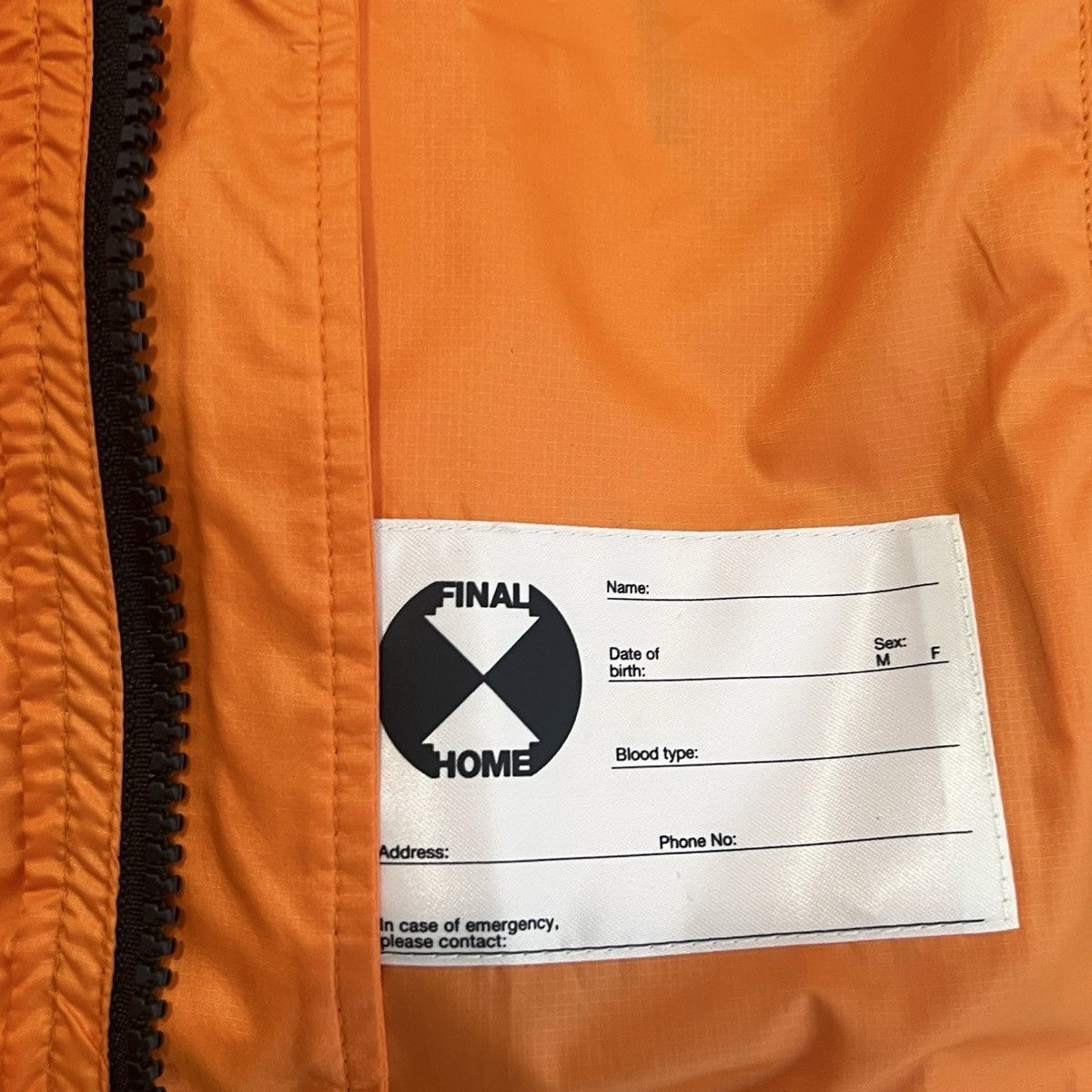 Final Home FINAL HOME MULTI ZIP SURVIVAL SLEEVELESS JACKET ORANGE Size US L / EU 52-54 / 3 - 4 Thumbnail