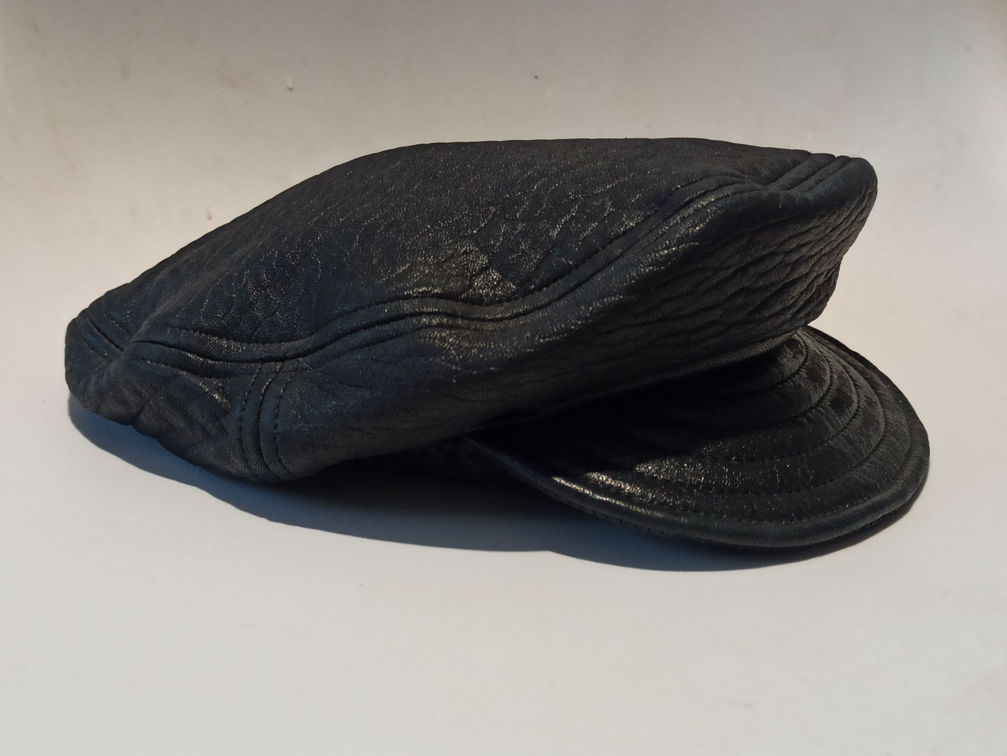 Designer × Leather × Vintage Goffmann vintage leather cap Size ONE SIZE - 1 Thumbnail