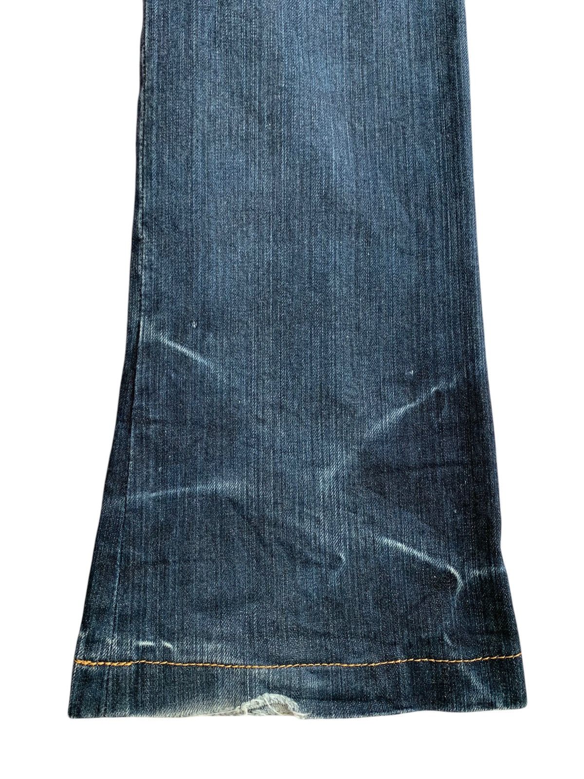 Obelisk Obelisk Archive Edo Black Flared Indigo Mudwash Denim Size US 32 / EU 48 - 21 Thumbnail