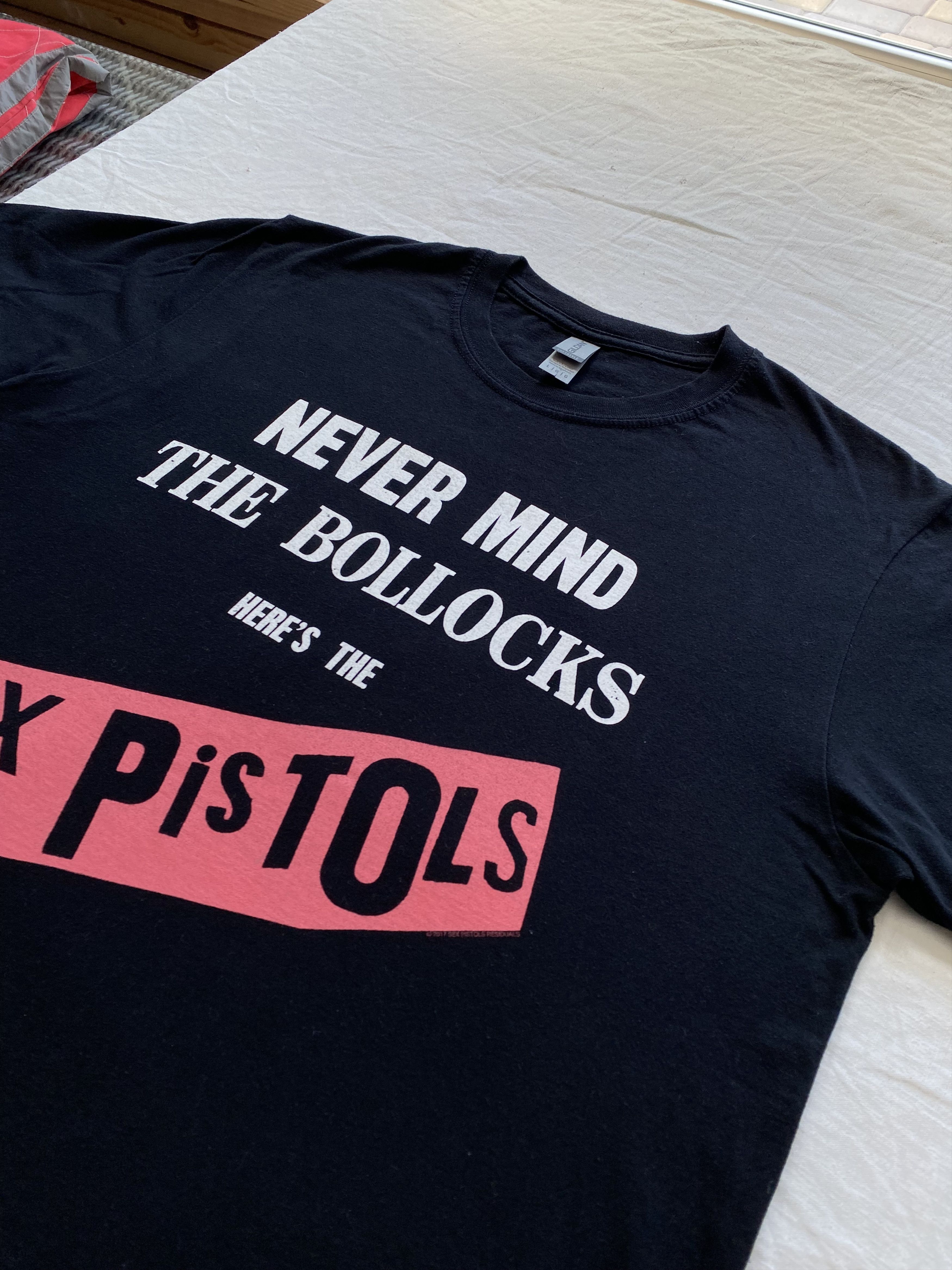 Band Tees × Vintage Vintage 2017 Sex Pistols Never Mind Rock Band T-shirt Size US L / EU 52-54 / 3 - 16 Thumbnail