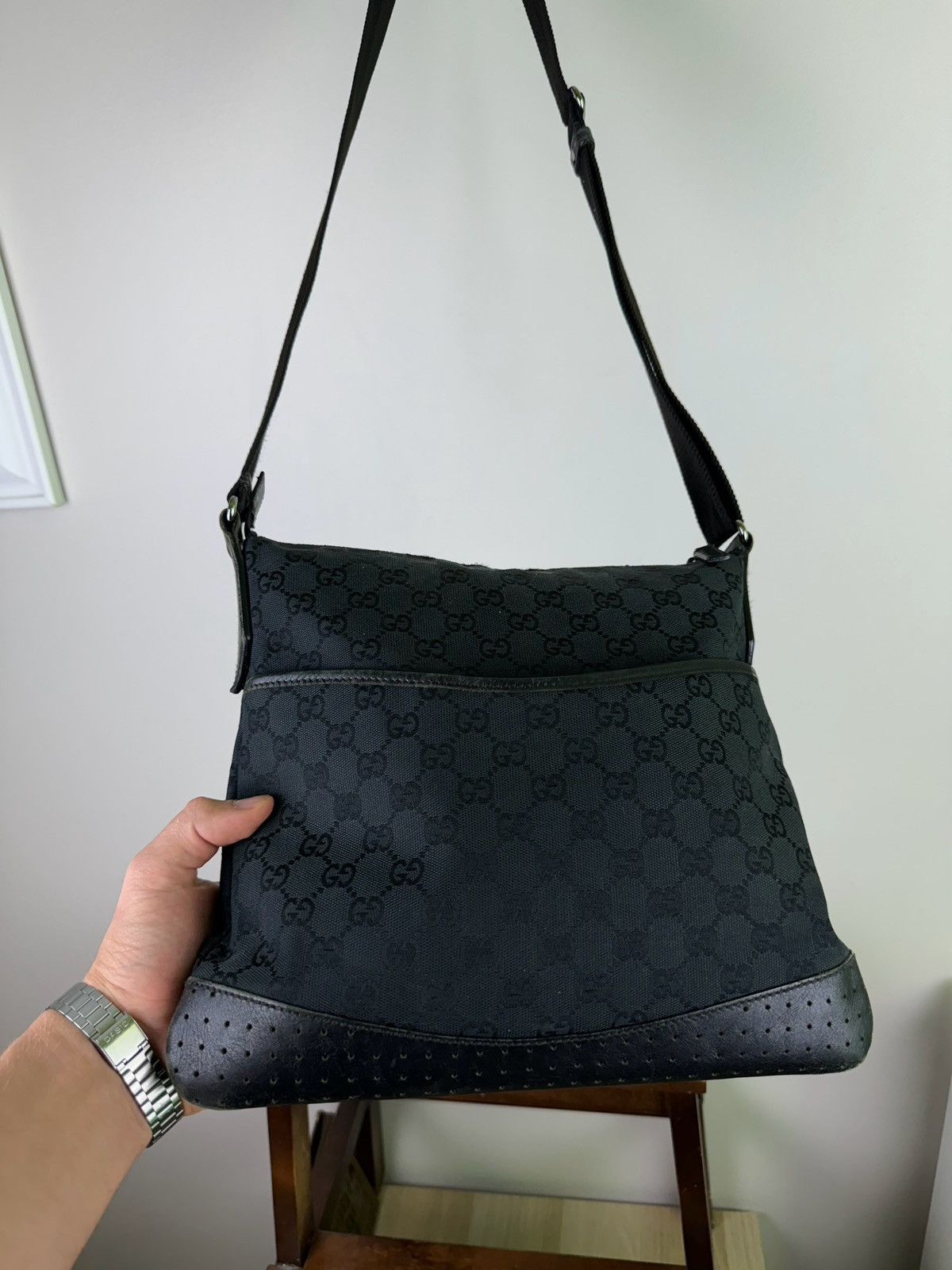 Gucci Luxury shoulder messenger bag Gucci GG original item Size ONE SIZE - 2 Thumbnail