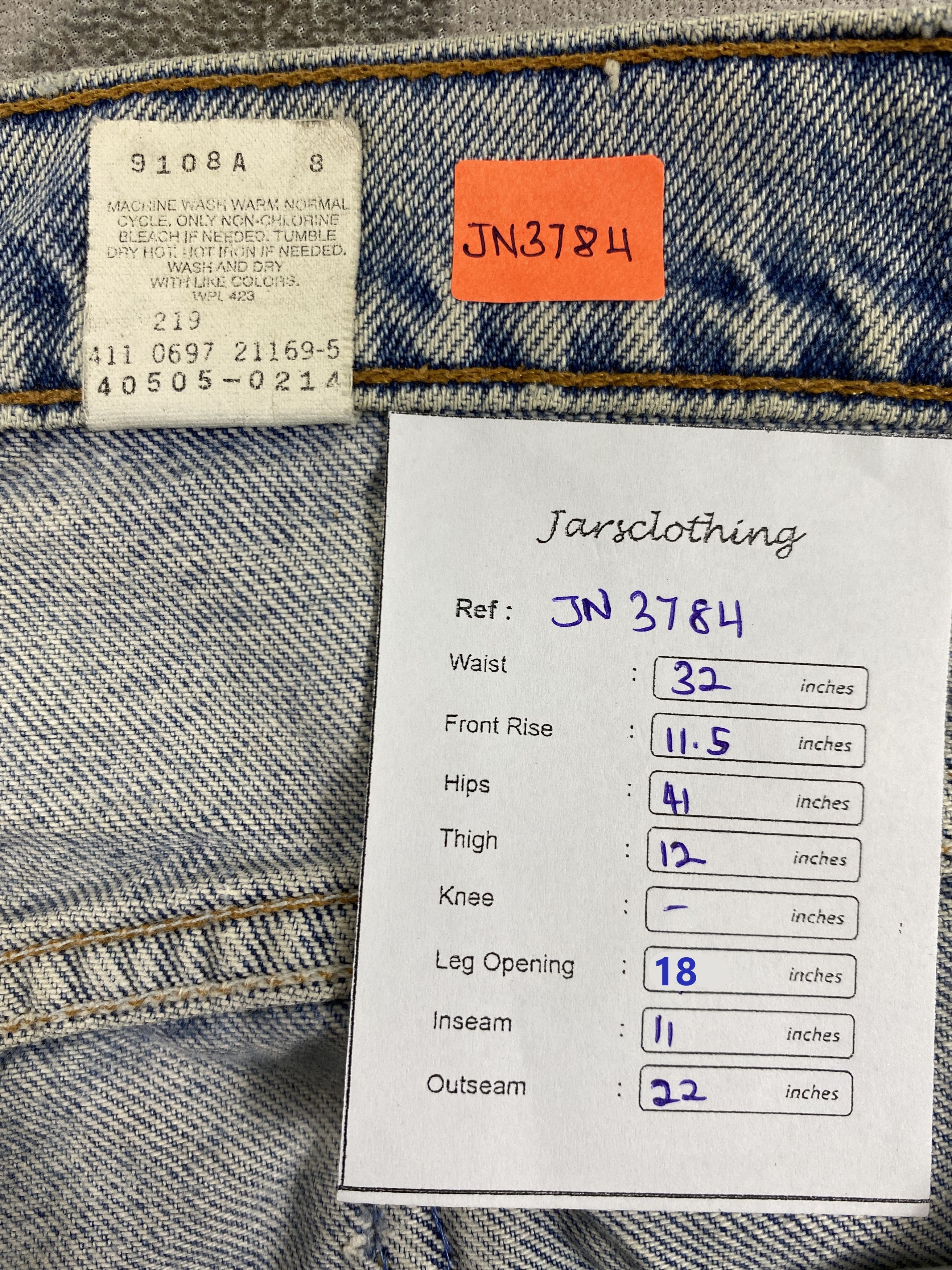Levi's Distressed Blue Vintage Levi's 505 Shorts Jeans 32x11-JN3784 Size US 32 / EU 48 - 9 Thumbnail