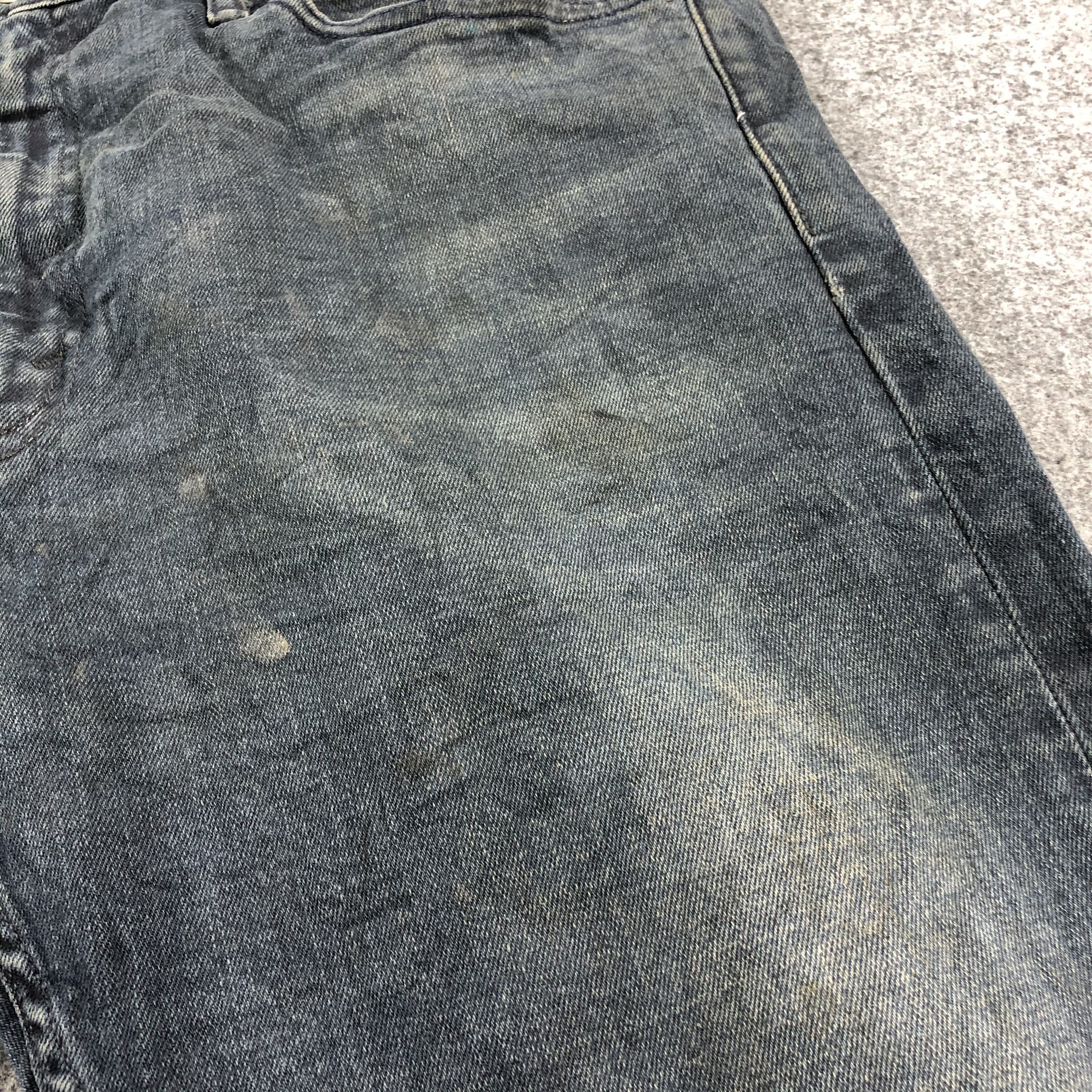 Vintage Faded Black Levis 513 Jeans-J2574