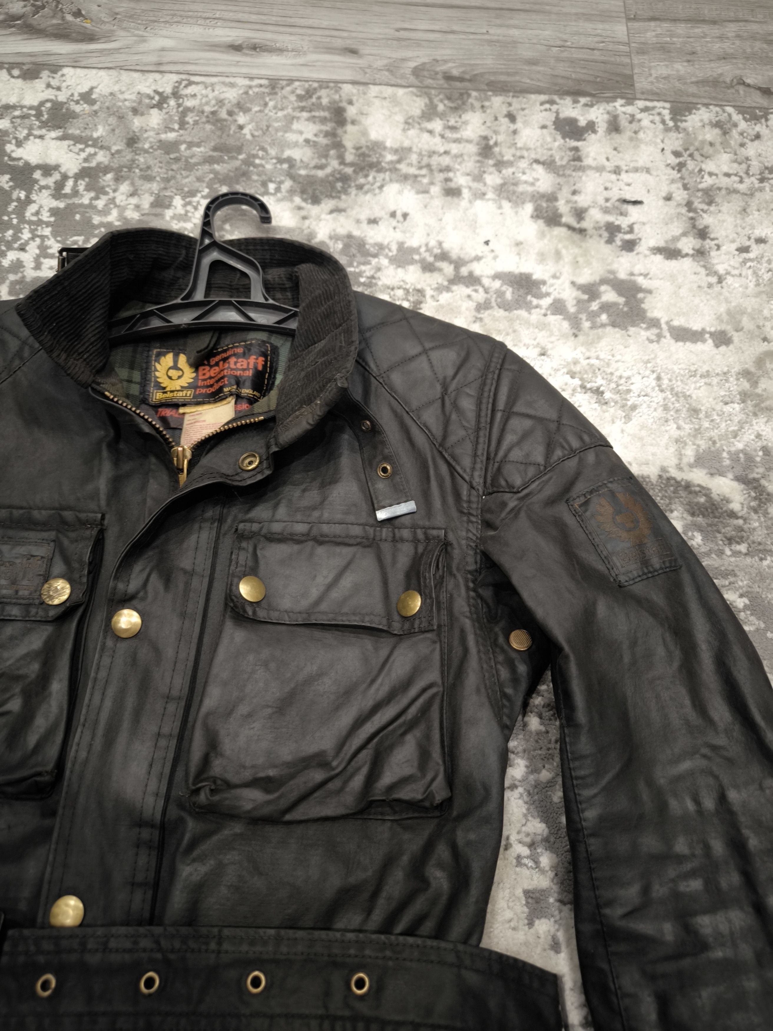 Belstaff Women's 70s Belstaff Trialmaster Wax Motorcycle Jacket Size M / US 6-8 / IT 42-44 - 2 Thumbnail