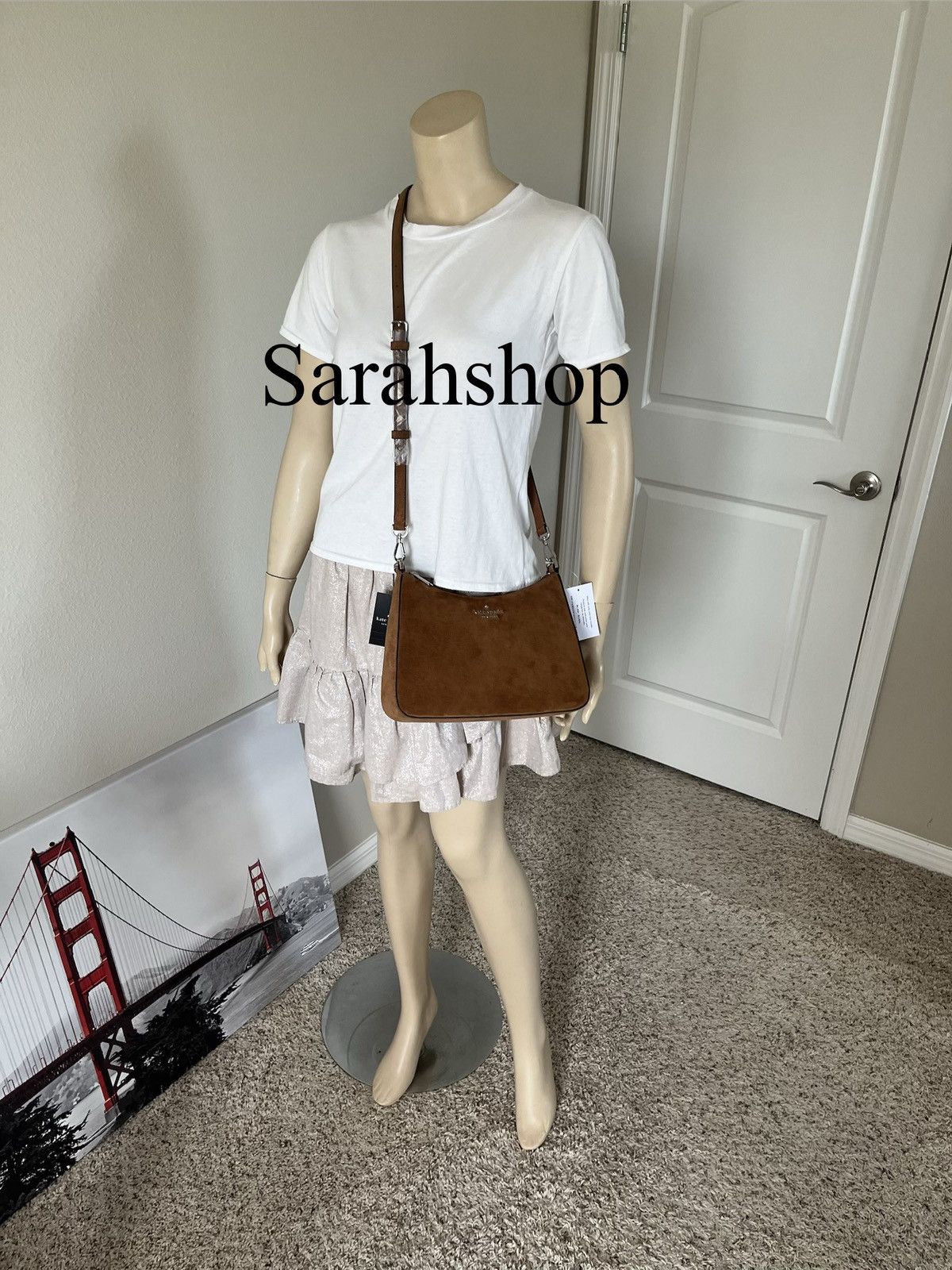 Kate Spade Kate Spade Margot Suede Medium Shoulder Bag Size ONE SIZE - 7 Thumbnail