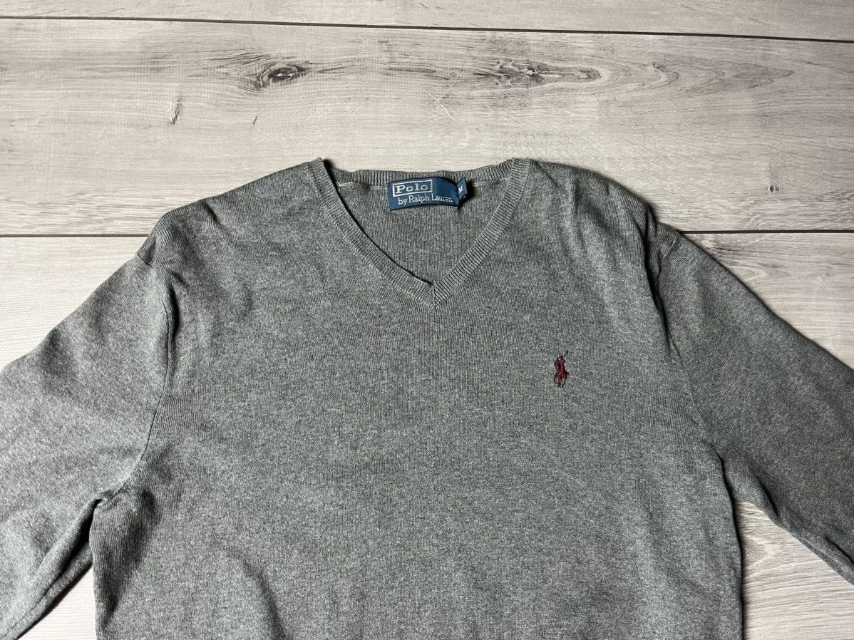Polo Ralph Lauren Polo Ralph Lauren sweater jumper cotton size Medium v-neck Size US M / EU 48-50 / 2 - 3 Thumbnail