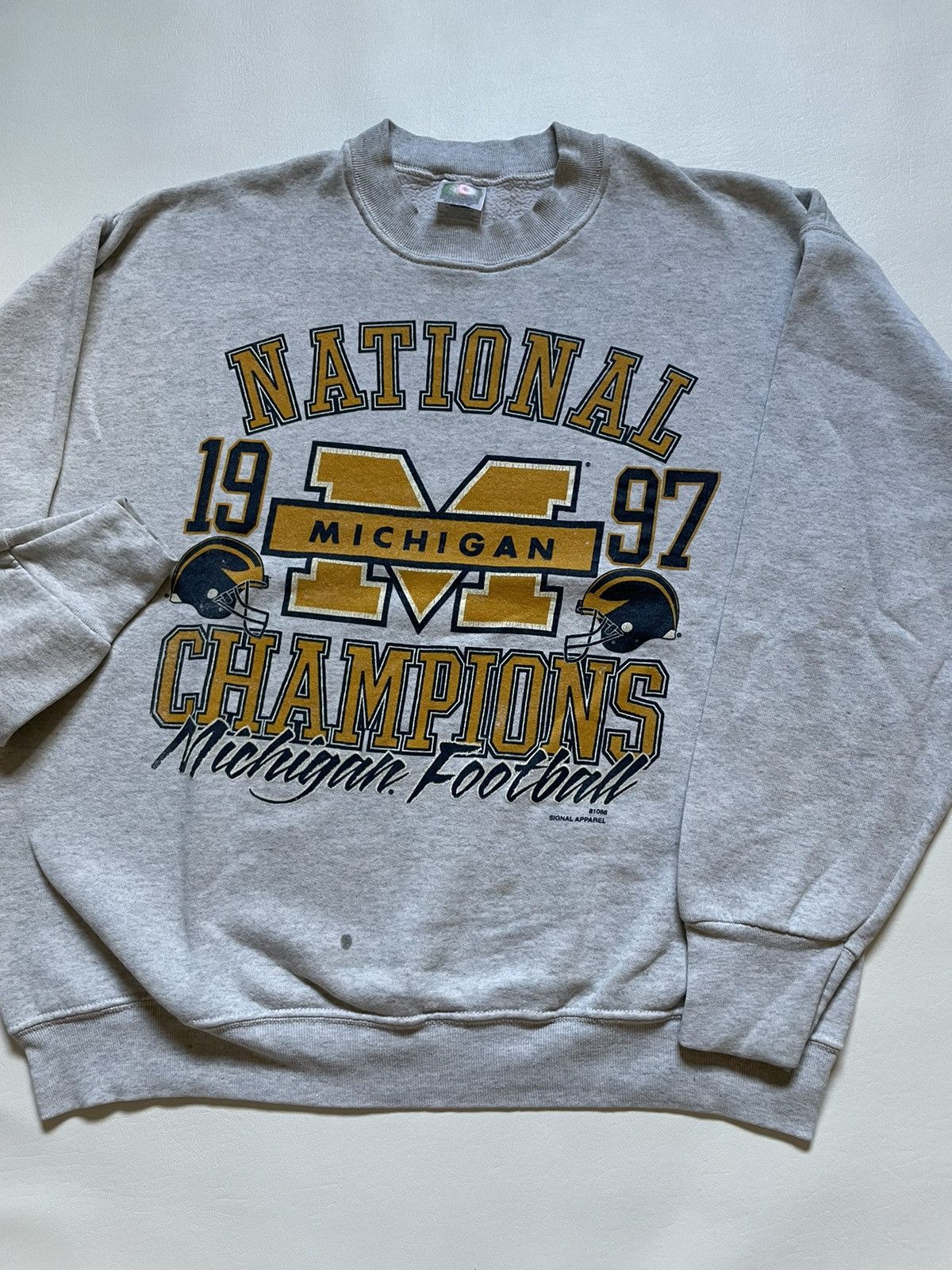 Vintage Vintage Michigan university sweatshirt Size US XL / EU 56 / 4 - 2 Thumbnail