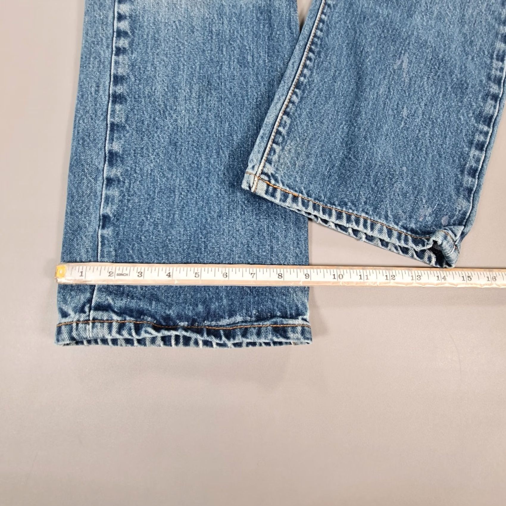 Levi's Levi's 517 Jeans Mens Blue W36 L30 Bootcut Zip Fly 5-Pocket Denim Regular Cotton Jeans Mens Blue Size US 36 / EU 52 - 7 Thumbnail