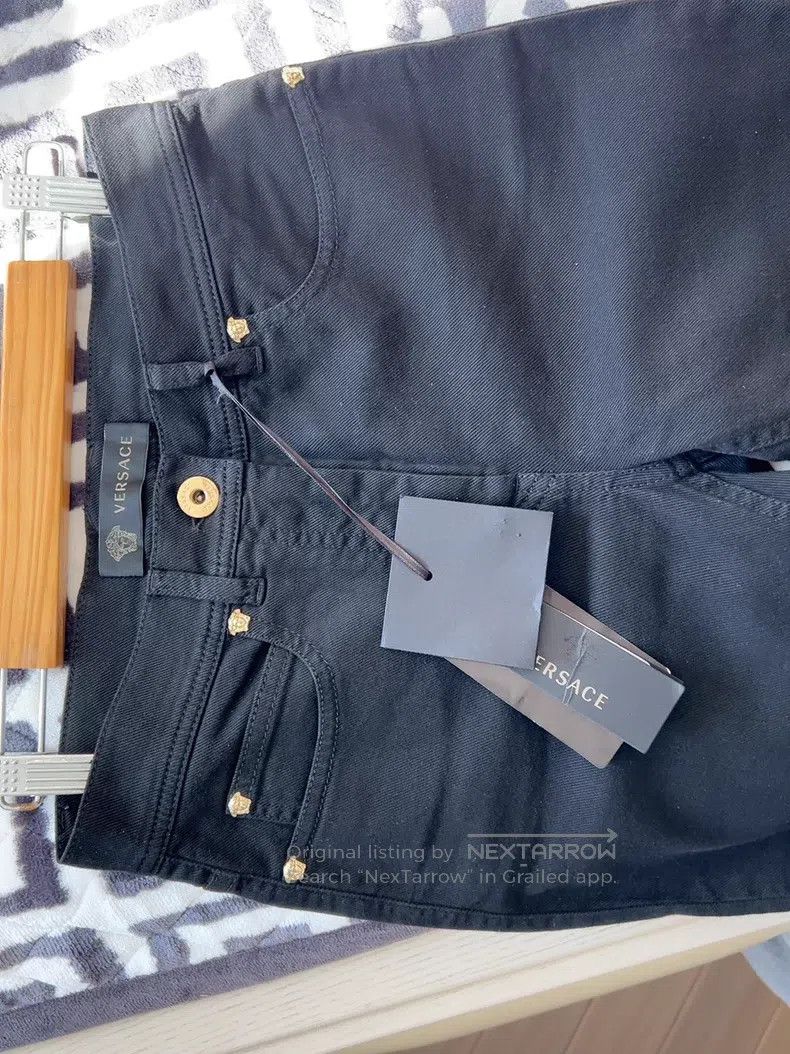 Versace Versace Pure black jeans Size US 26 / EU 42 - 4 Thumbnail