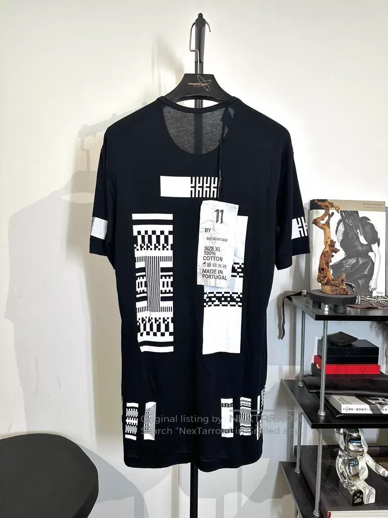 Boris Bidjan Saberi Boris Bidjan Saberi Printed crewneck short sleeve t-shirt| Size US XL / EU 56 / 4 - 2 Thumbnail