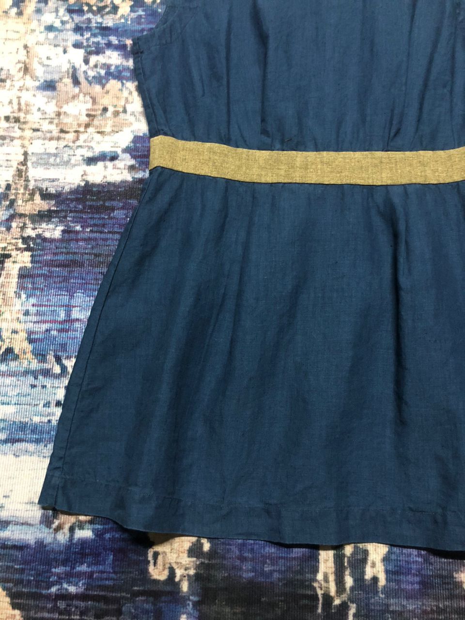 45rpm 45R By 45rpm Cotton Linen Sleeveless Mini Dress Size M / US 6-8 / IT 42-44 - 5 Thumbnail