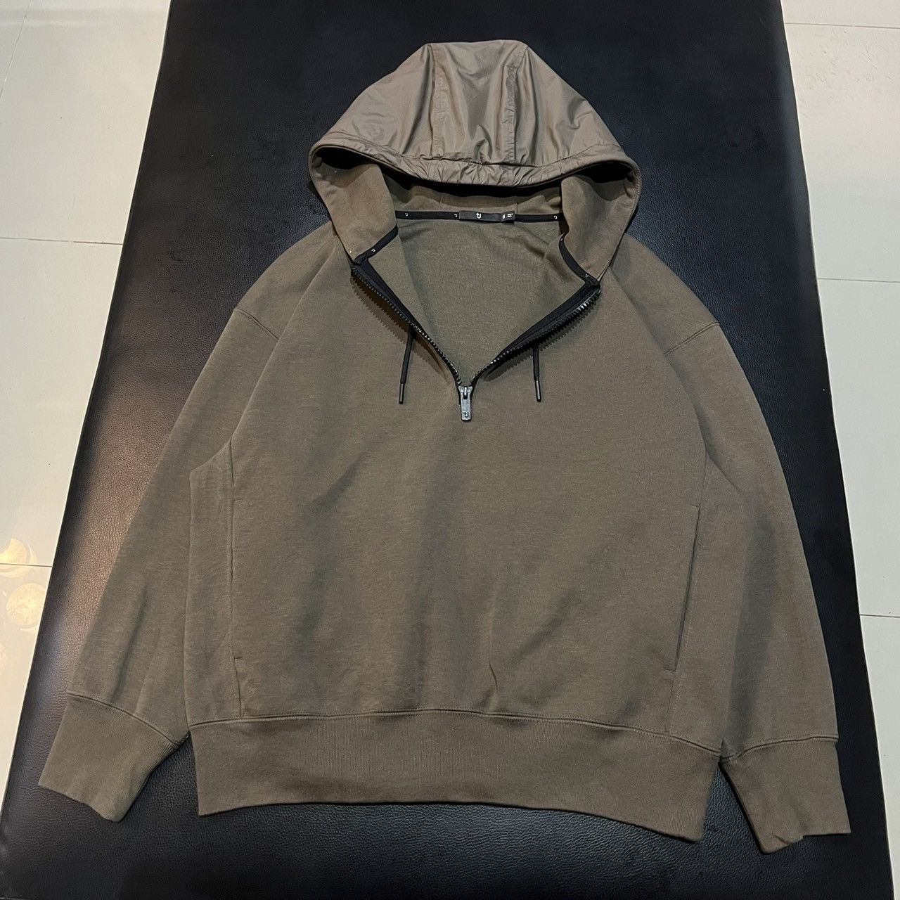 Jil Sander × Uniqlo Uniqlo x Jil Sander Dry Sweat Half Zip Pullover Hoodie Size US M / EU 48-50 / 2 - 4 Thumbnail
