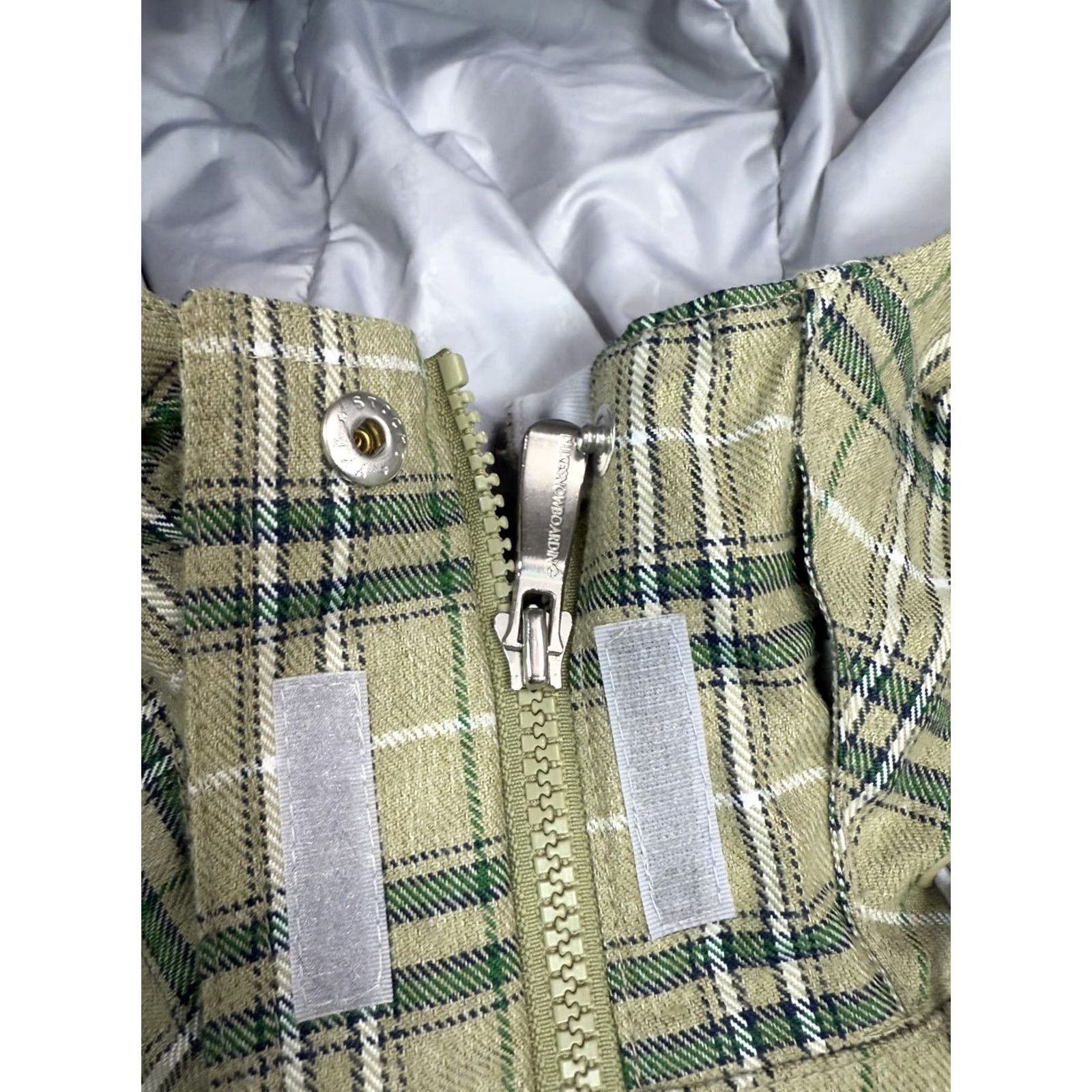 Nike Nike Snowboarding Women's Green Plaid Hooded Jacket Sz S Parka Size S / US 4 / IT 40 - 6 Thumbnail