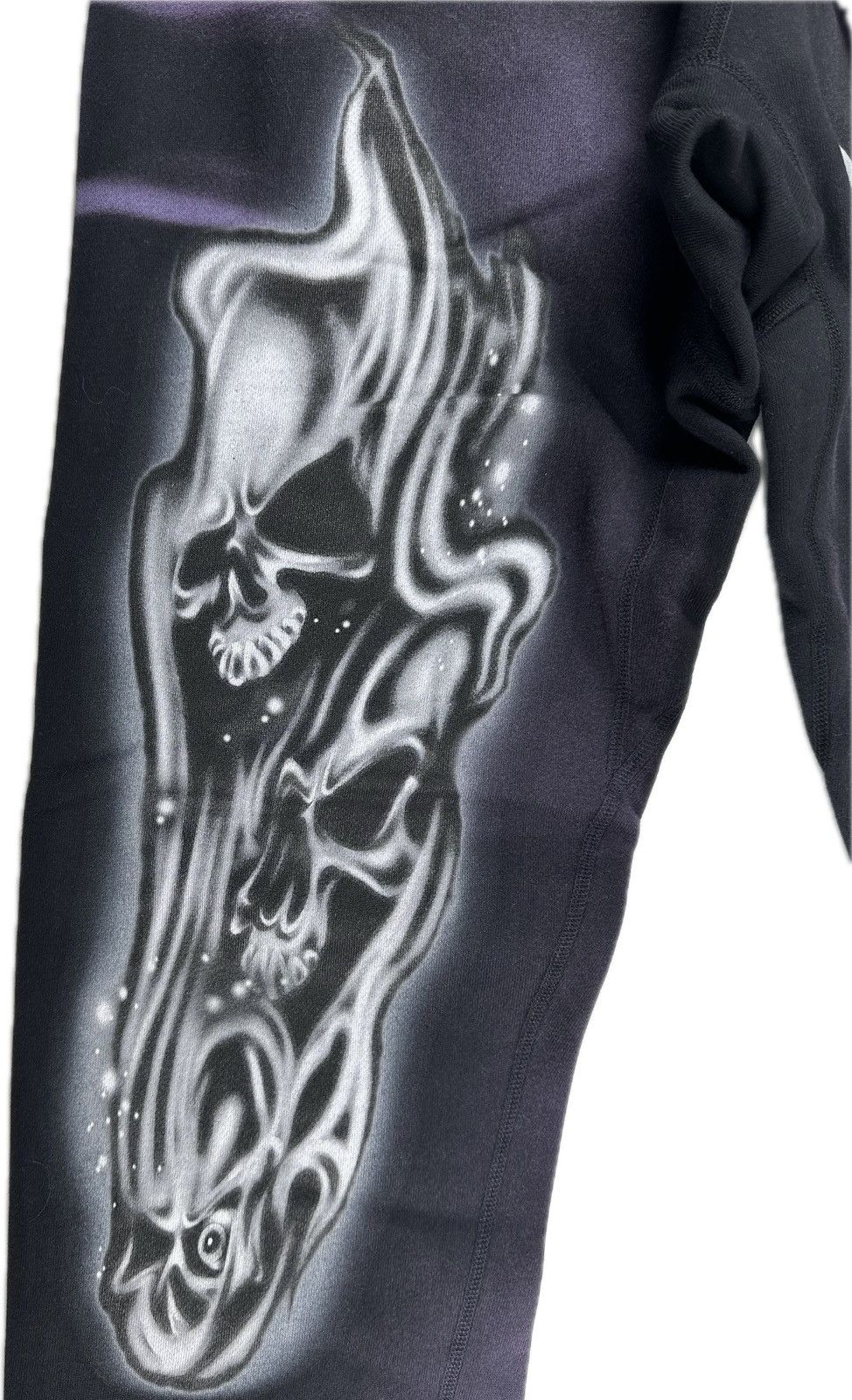 HELLSTAR Hellstar Airbrushed Skull Elastic Sweatpants Size US 28 / EU 44 - 4 Thumbnail