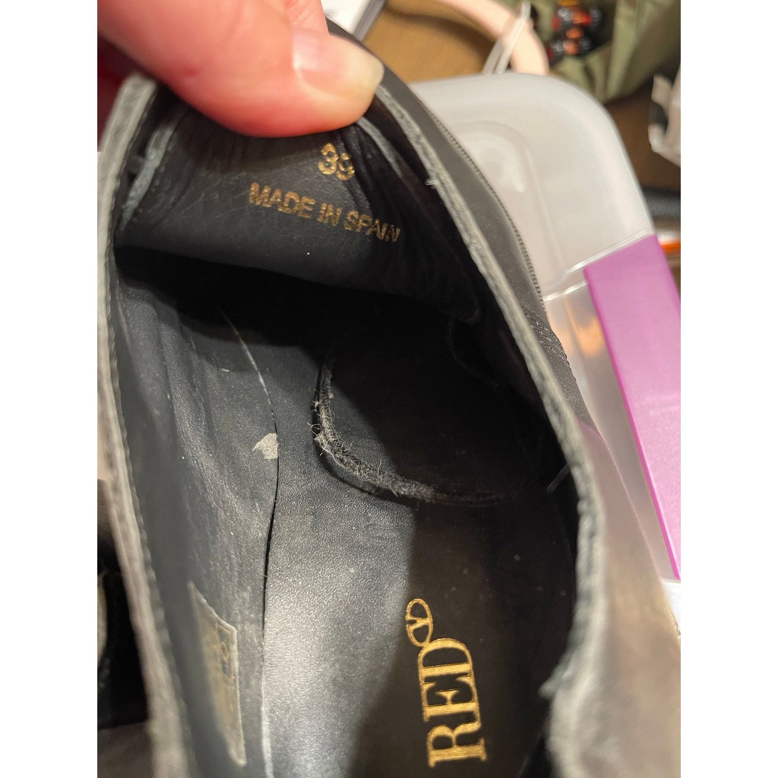 RED Valentino Red Valentino, Black Loafers, size 39 Size US 8.5 / IT 38.5 - 5 Thumbnail