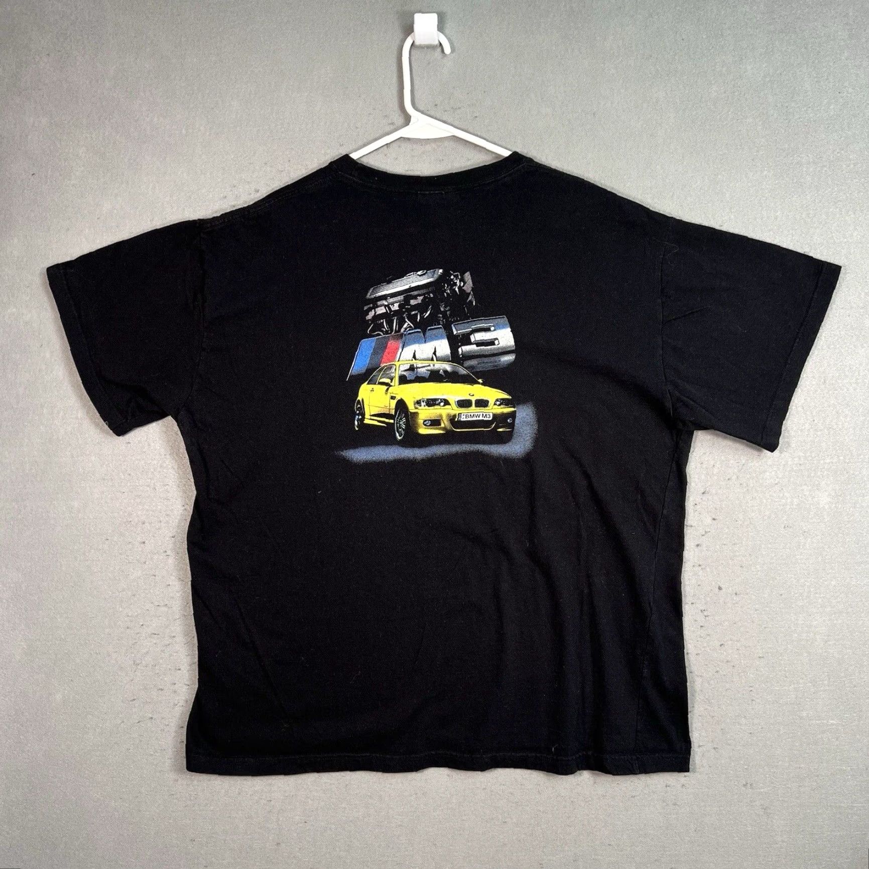 BMW VINTAGE BMW Shirt Adult XL Black Mens 2000s M3 Racing Car T Shirt Size US XL / EU 56 / 4 - 2 Thumbnail