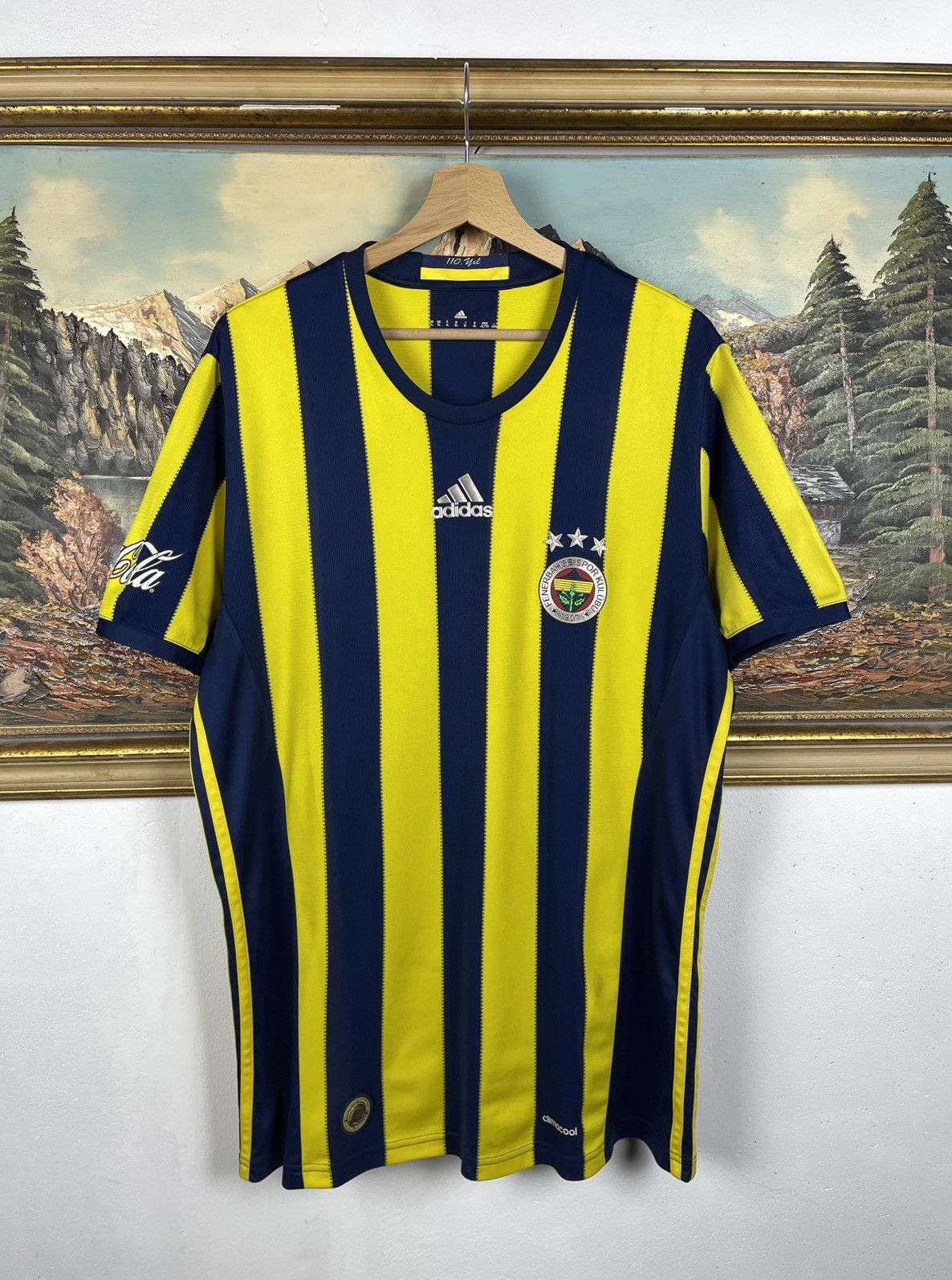 Adidas Adidas Fenerbahce Home Jersey Tshirt 2016/17 Soccer Football Size US XL / EU 56 / 4 - 1 Thumbnail