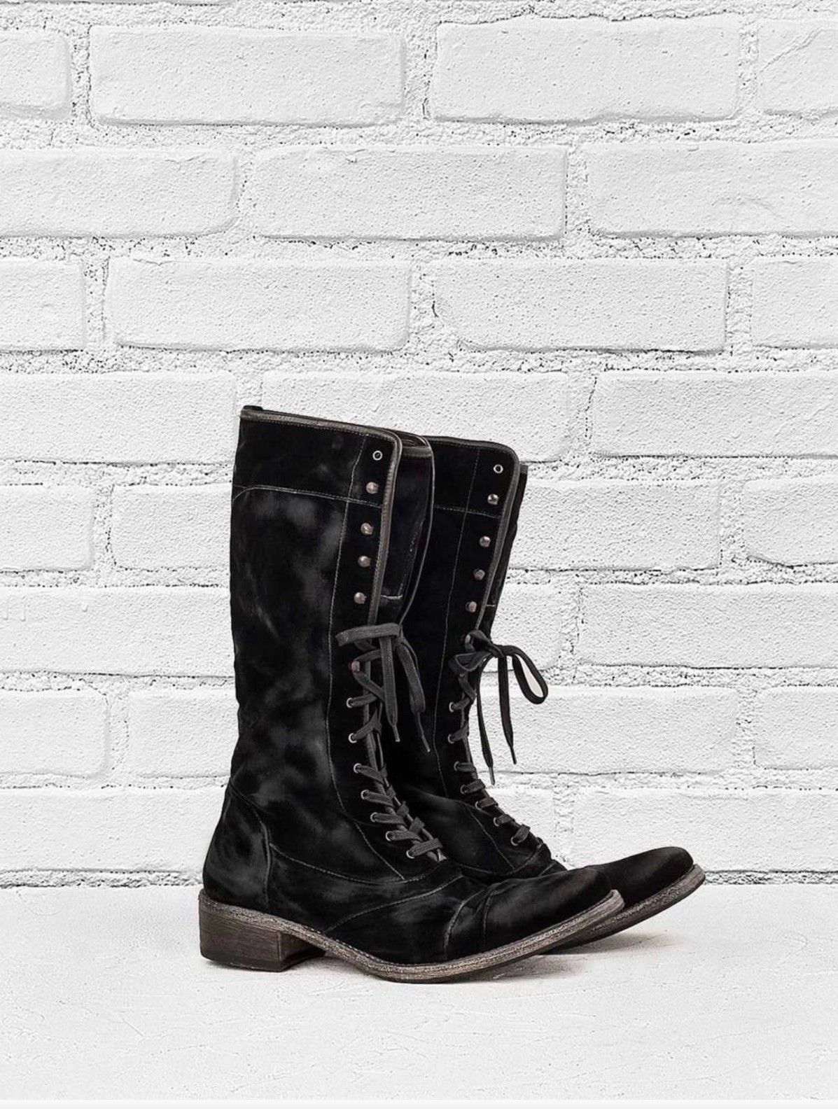 John Varvatos john varvatos parisian sandblasted velvet boots Size US 9.5 / EU 42-43 - 1 Thumbnail