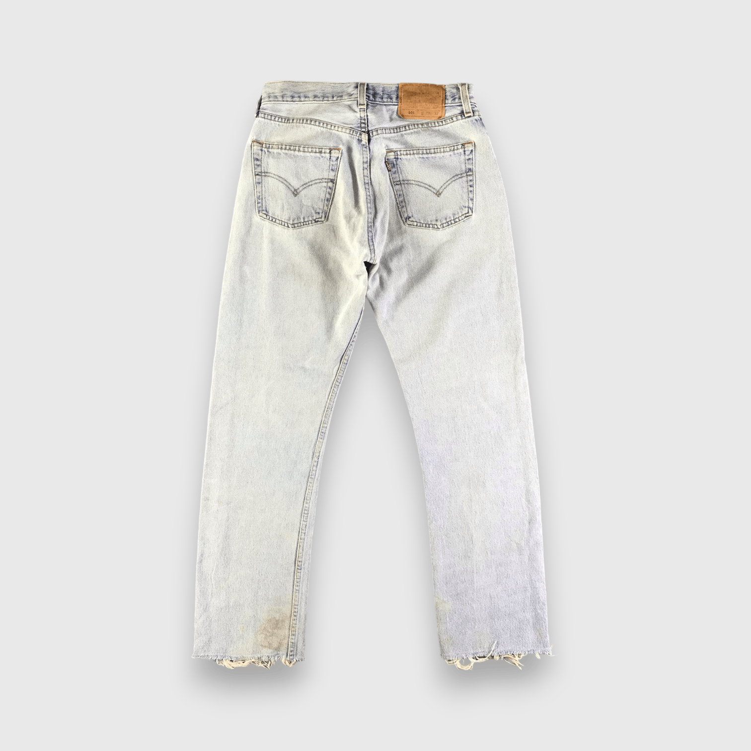 Levi's Vintage 90s Light Wash Levis 501 Jeans-J3388 Size US 29 - 2 Thumbnail