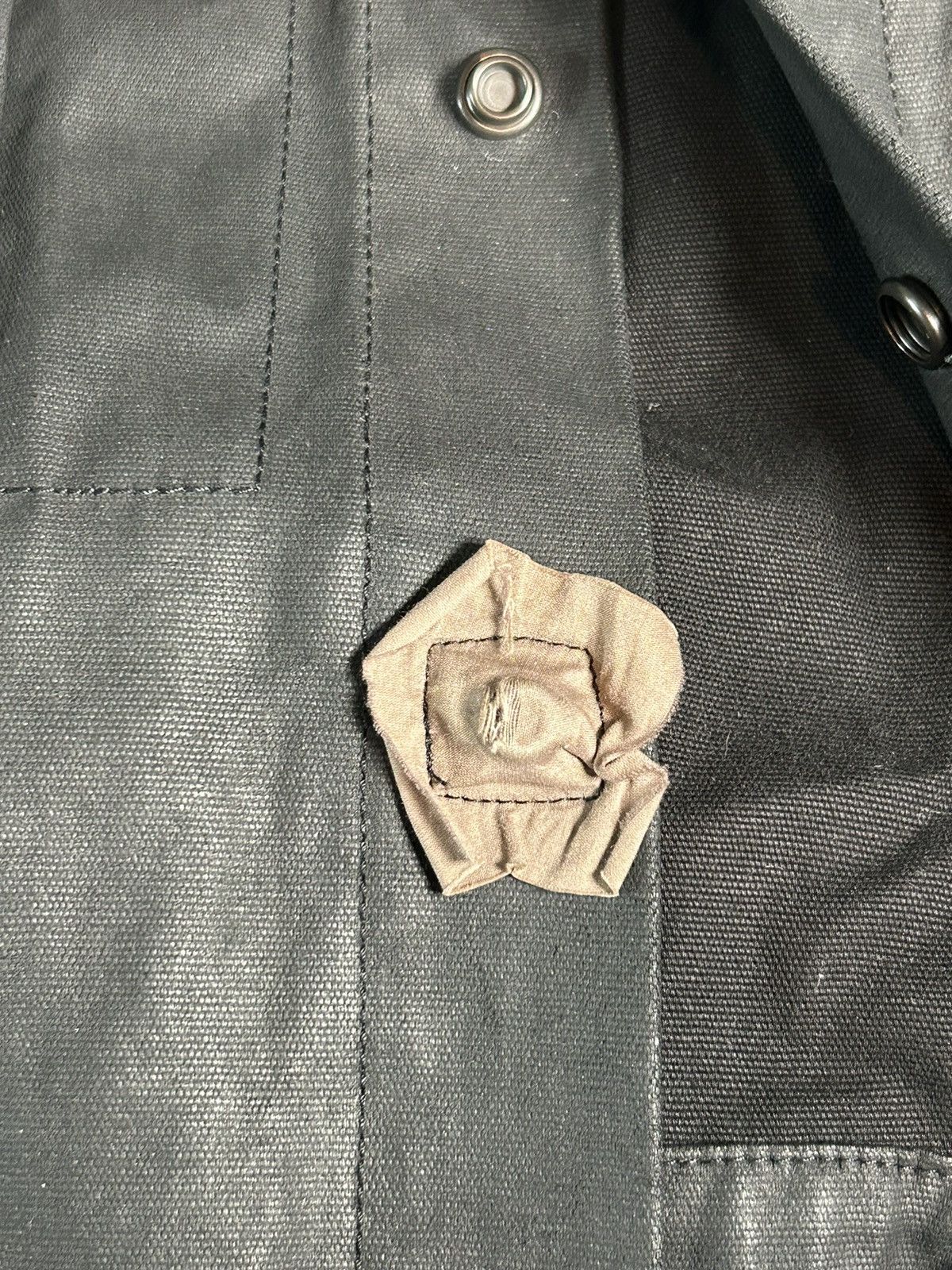 Rick Owens SS03 Suckerball Waxed Reconstructed Scrap Jacket Size US XS / EU 42 / 0 - 7 Thumbnail