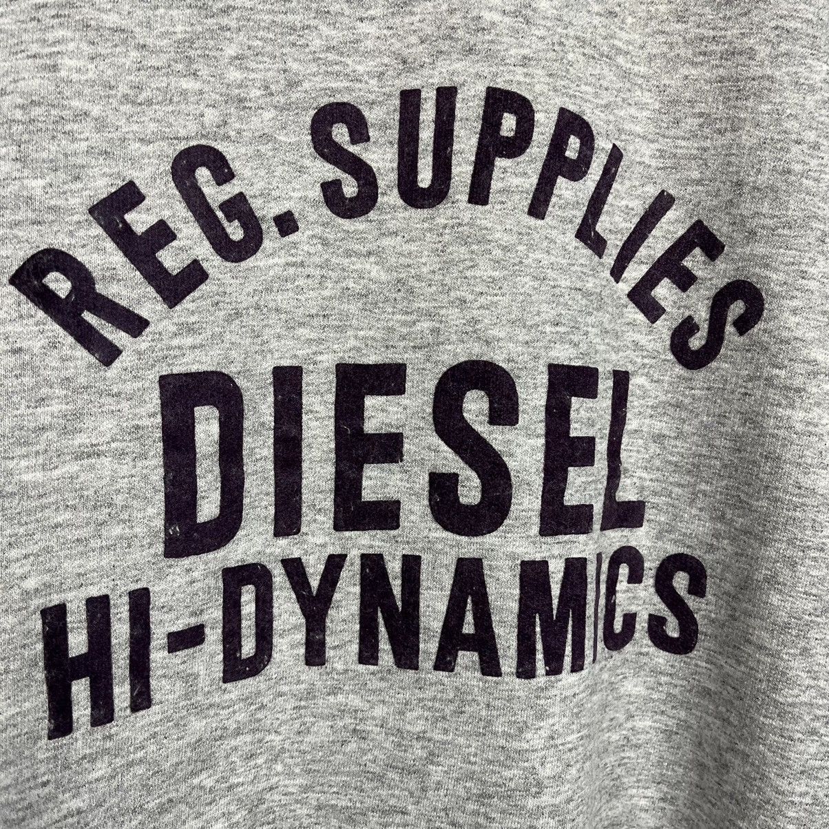 Diesel Vintage Y2K Diesel Big Logo Sweatshirt Gray Avant Garde Size US M / EU 48-50 / 2 - 7 Thumbnail