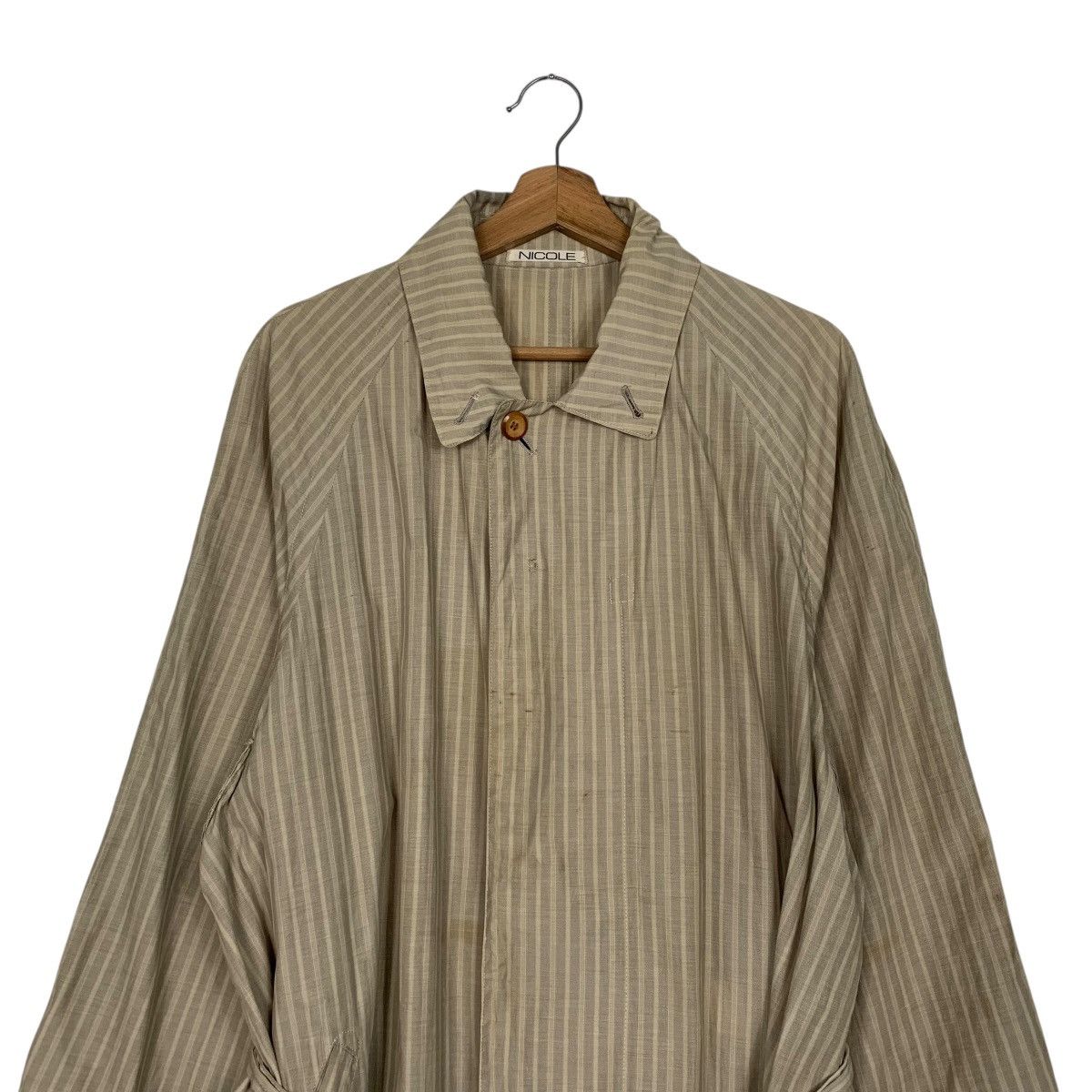 Japanese Brand Vintage Nicole Monsieur By Yukio Kobayashi Trenchcoat Size US M / EU 48-50 / 2 - 2 Thumbnail