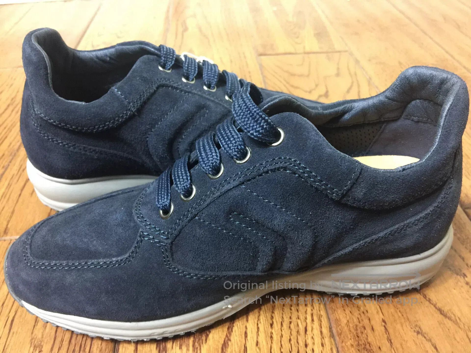 Geox GEOX Men's Suede Business Casual Shoes. Size US 6 / EU 39 - 3 Thumbnail