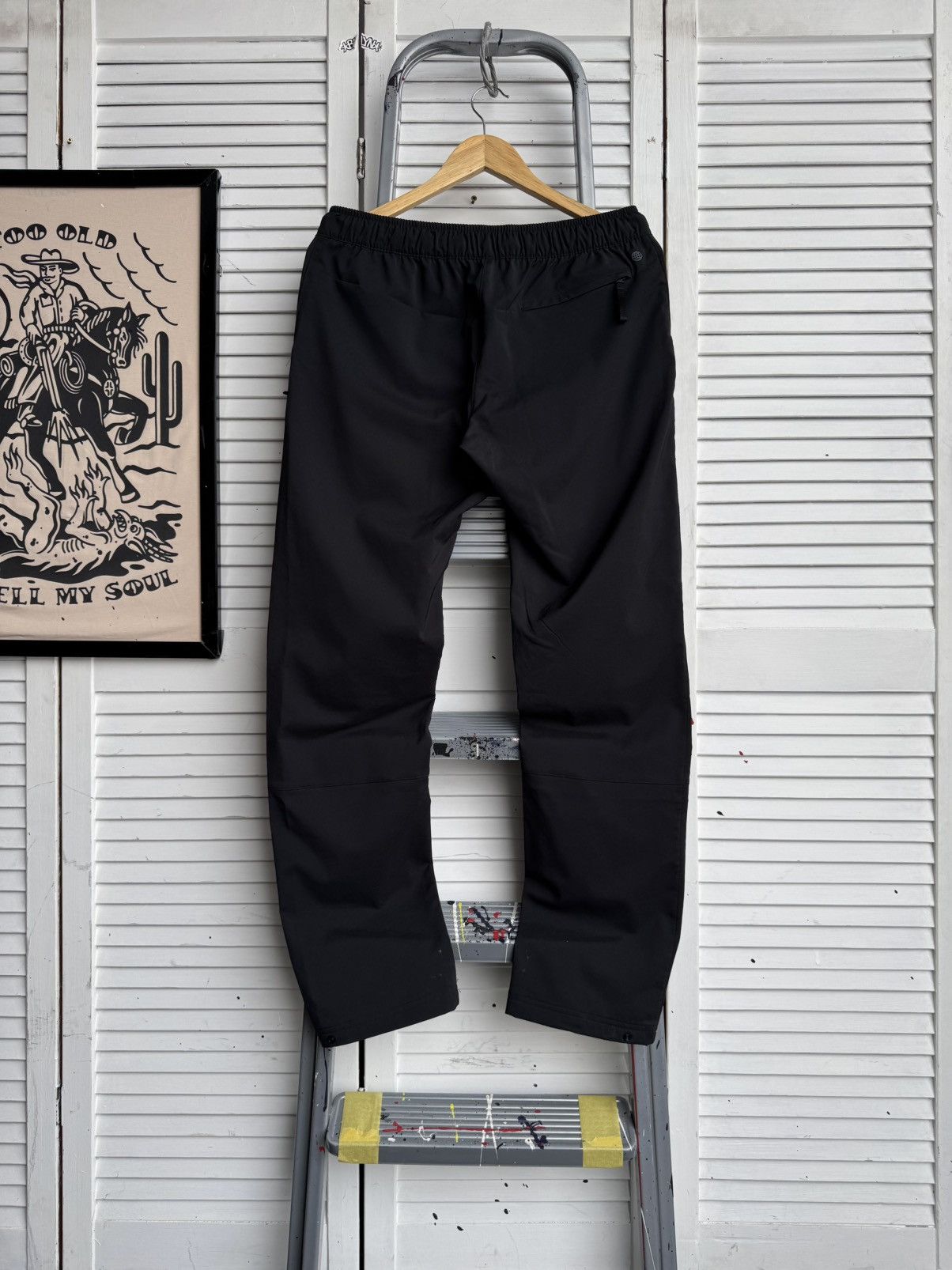 Adidas Adidas Terrex Softshell Hiking Pants Black Women L Size 30" / US 8 / IT 44 - 2 Thumbnail