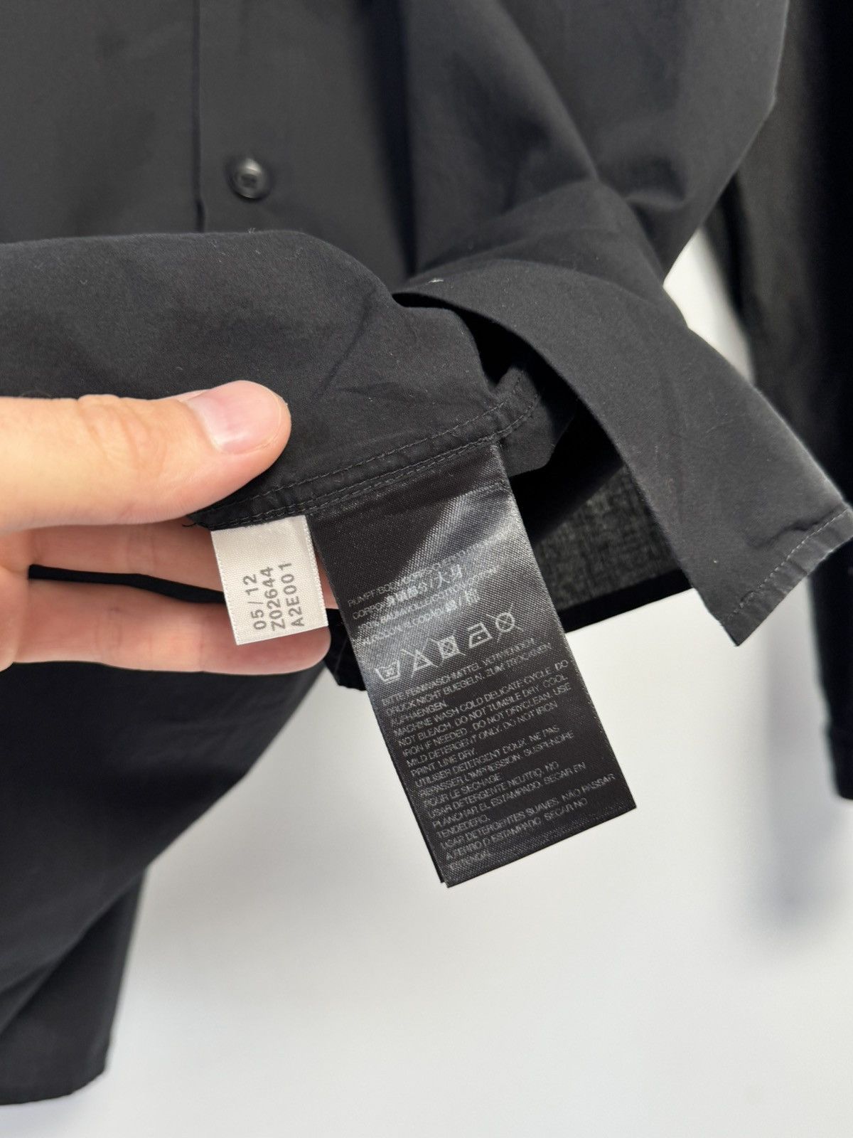 Yohji Yamamoto Yohji Yamamoto Button Men’s T-Shirt Up Cotton Size US L / EU 52-54 / 3 - 10 Thumbnail