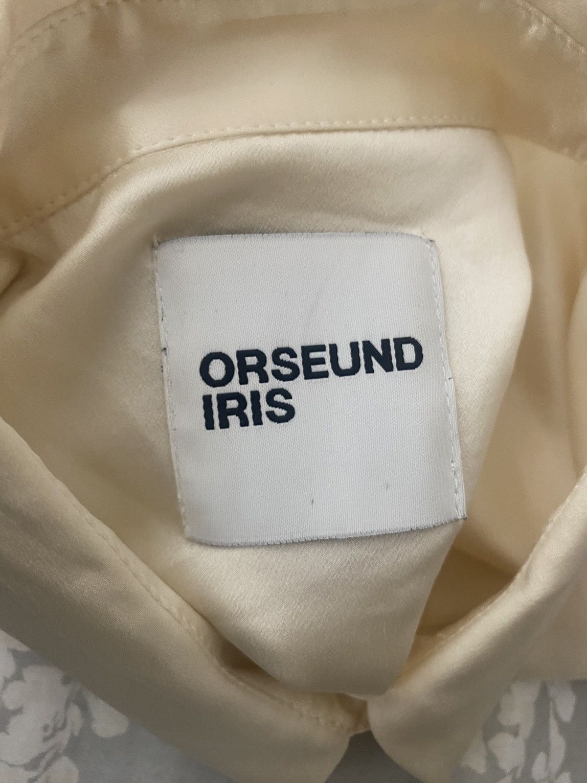 Orseund Iris Orseund Iris Silk Blouse Cream shirt M NYC old money luxury Size M / US 6-8 / IT 42-44 - 9 Thumbnail