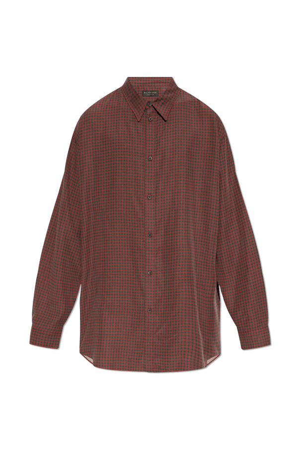 Balenciaga o1w1db11225 Fluid Shirt in Multicolor Size US M / EU 48-50 / 2 - 1 Thumbnail