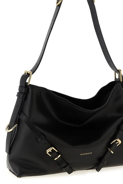 Givenchy GIVENCHY Voyou Black Leather Shoulder Bag New Auth Size ONE SIZE - 3 Thumbnail