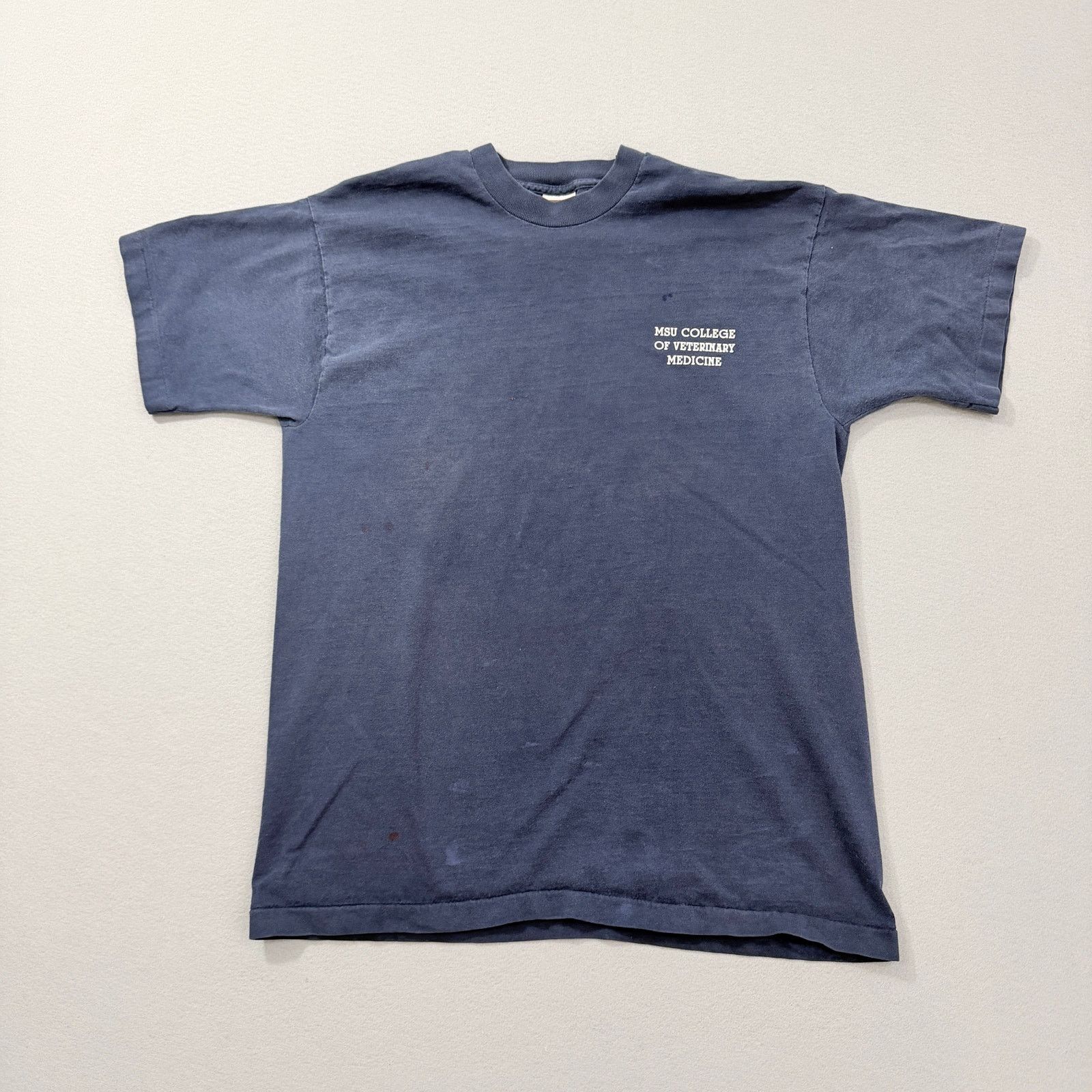 Vintage Vintage MSU College of Veterinary Medicine Shirt Large 90s Size US L / EU 52-54 / 3 - 2 Thumbnail