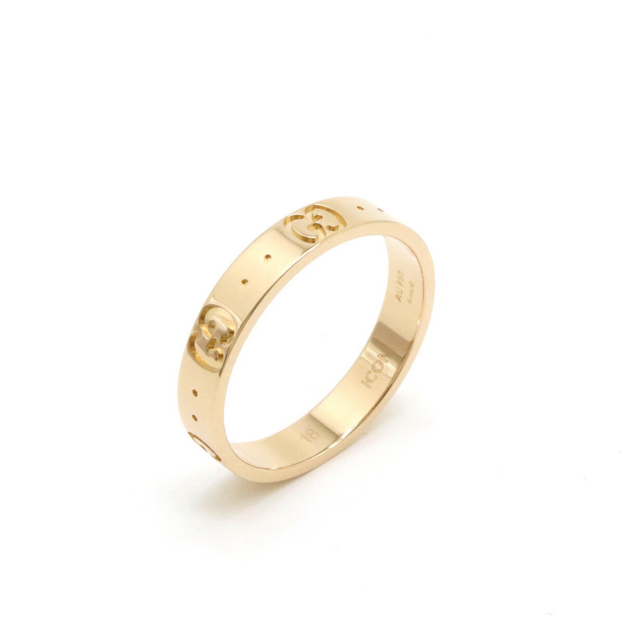 Gucci GUCCI Icon Ring GG K18YG 750YG Yellow Gold #18 Day Size Approx. 17  152045 | Grailed