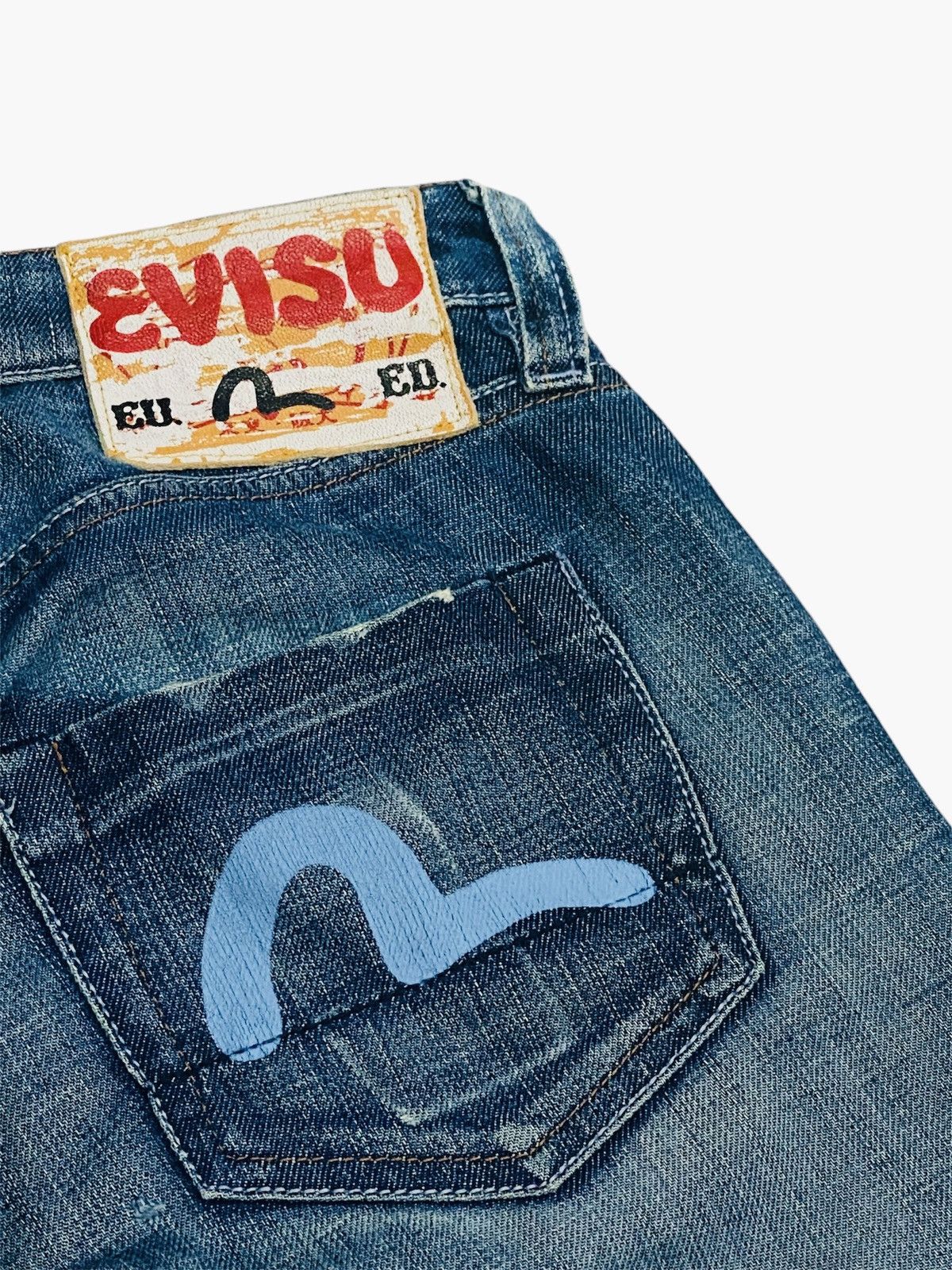 Evisu × Japanese Brand Evisu Japan Jeans EU ED Y2k Size US 28 / EU 44 - 3 Thumbnail