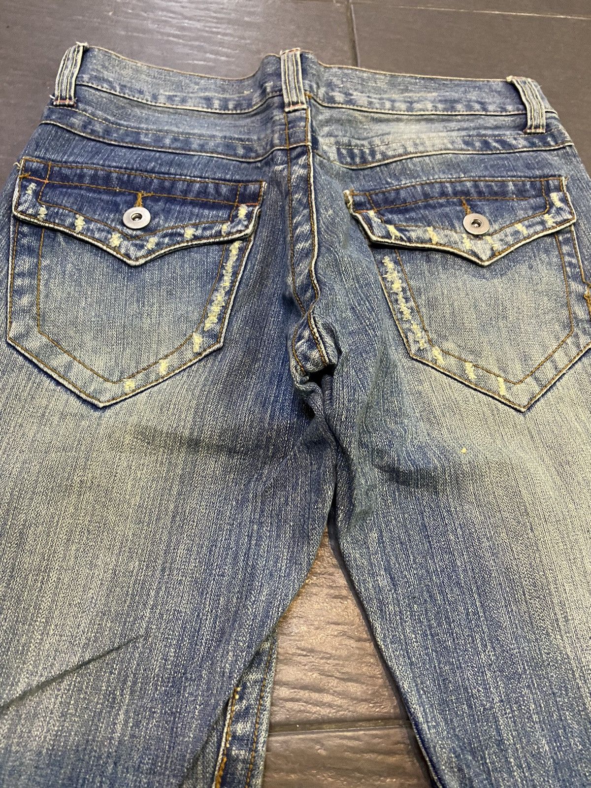 Hysteric Glamour × Japanese Brand Flare jeans rubbersoul Distressed Boot Cut Size US 33 - 4 Thumbnail