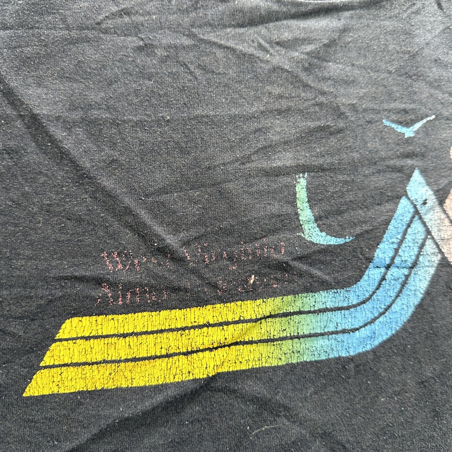 Vintage VINTAGE West Virginia Almost Heaven Shirt Mens L Blue 80s Sportswear USA Tee Size US L / EU 52-54 / 3 - 5 Thumbnail