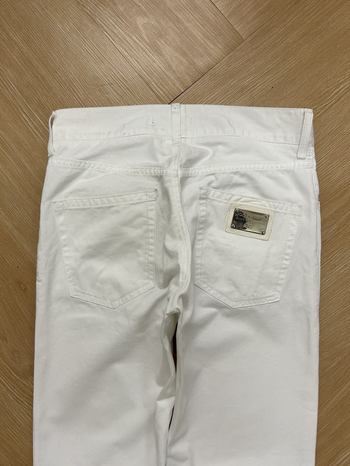 Dolce & Gabbana Dolce & Gabbana white jeans Size US 32 / EU 48 - 1 Thumbnail