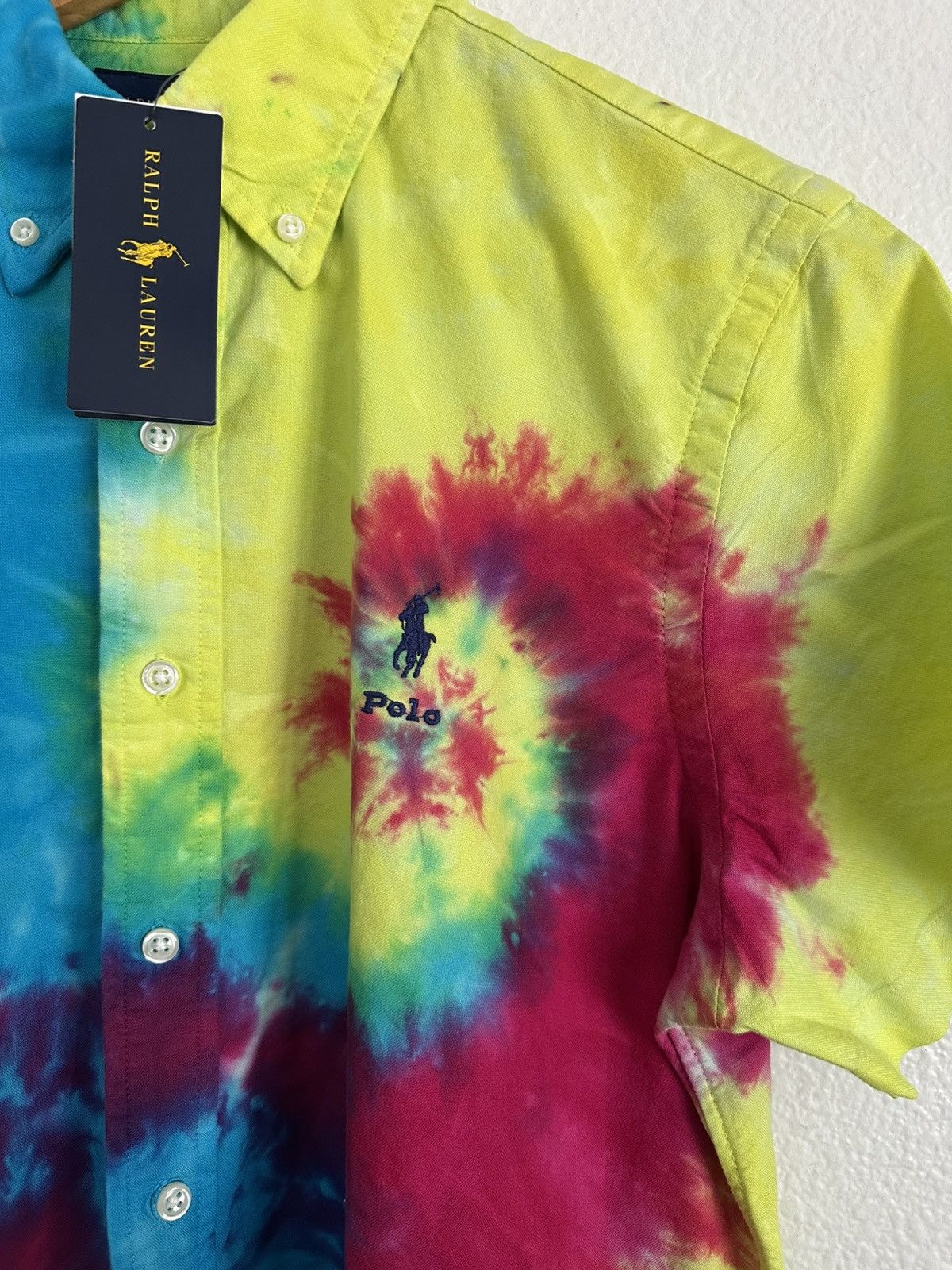 Polo Ralph Lauren Polo Ralph Lauren Pony Laguna Tie Dye Button Shirt Riviera Size US M / EU 48-50 / 2 - 2 Thumbnail