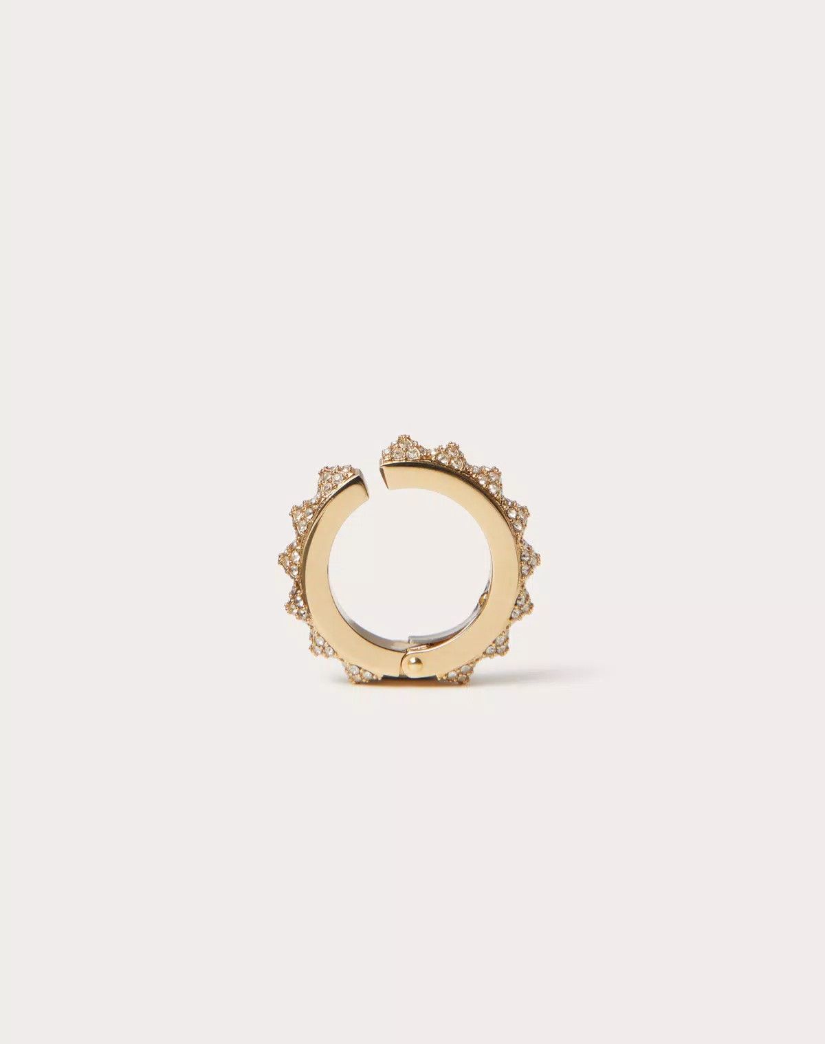 Valentino oc11z0725 Size:OS/Swarovski Crystal Single Earcuff in Golden Size ONE SIZE - 1 Thumbnail