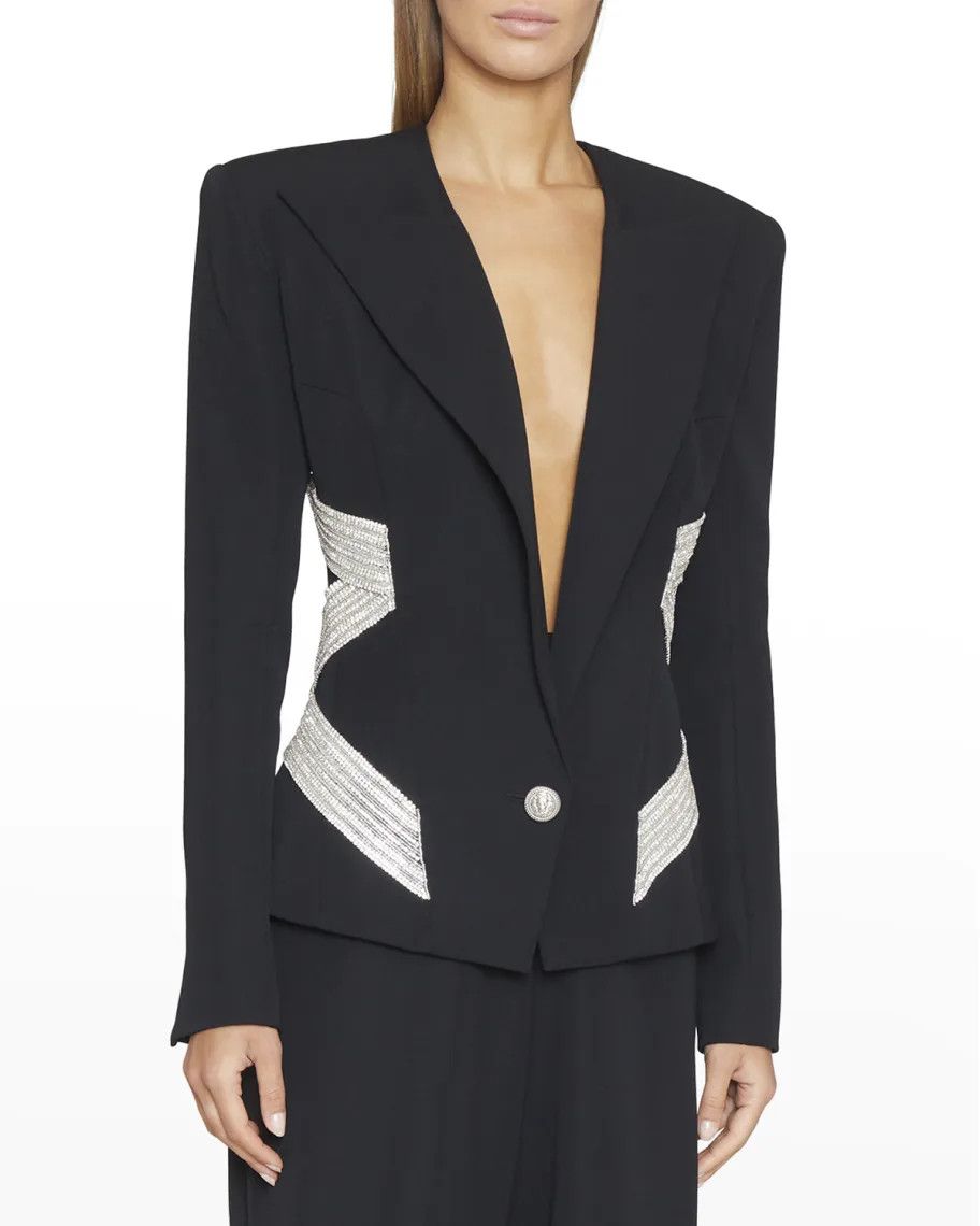 Balmain o1w1db10624 Jacket in Black Size XS / US 0-2 / IT 36-38 - 3 Thumbnail