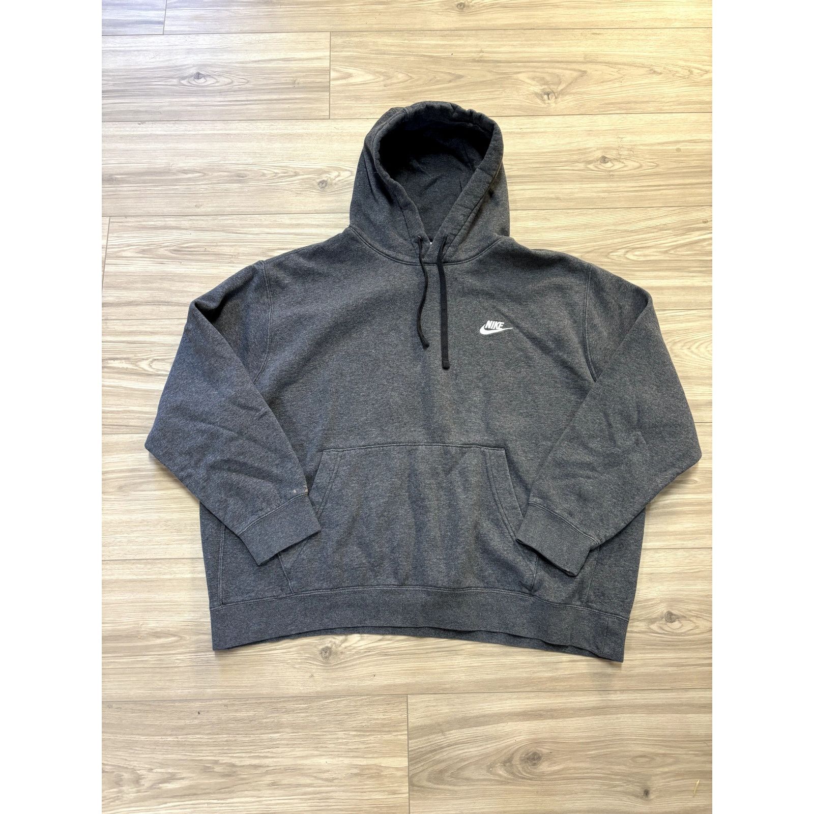 Nike × Vintage NIKE Boxy Fit Pullover Hoodie Size US M / EU 48-50 / 2 - 1 Thumbnail