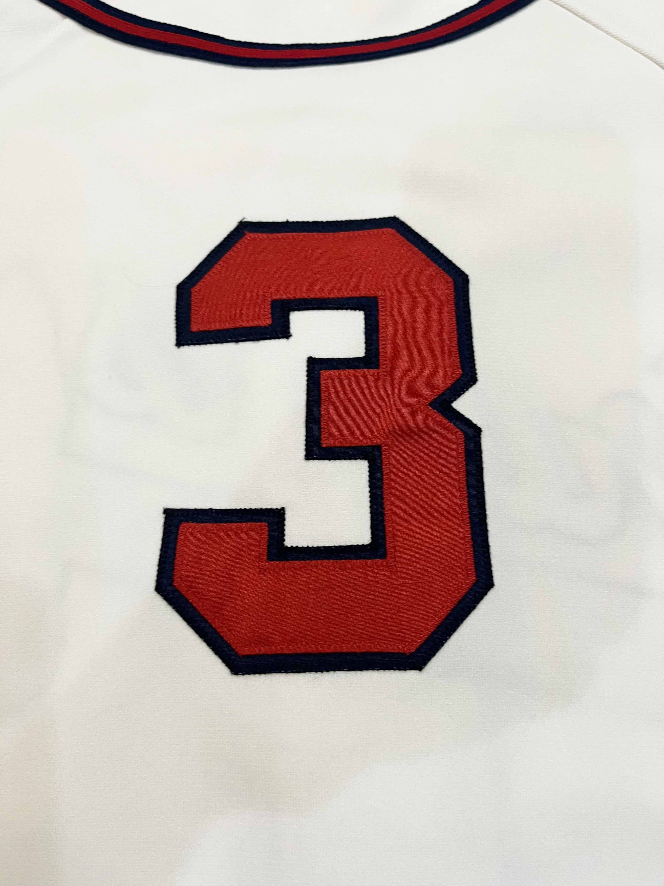 Wilson Vintage Wilson MLB Atlanta Braves #3 Baseball Jersey Size US M / EU 48-50 / 2 - 5 Thumbnail