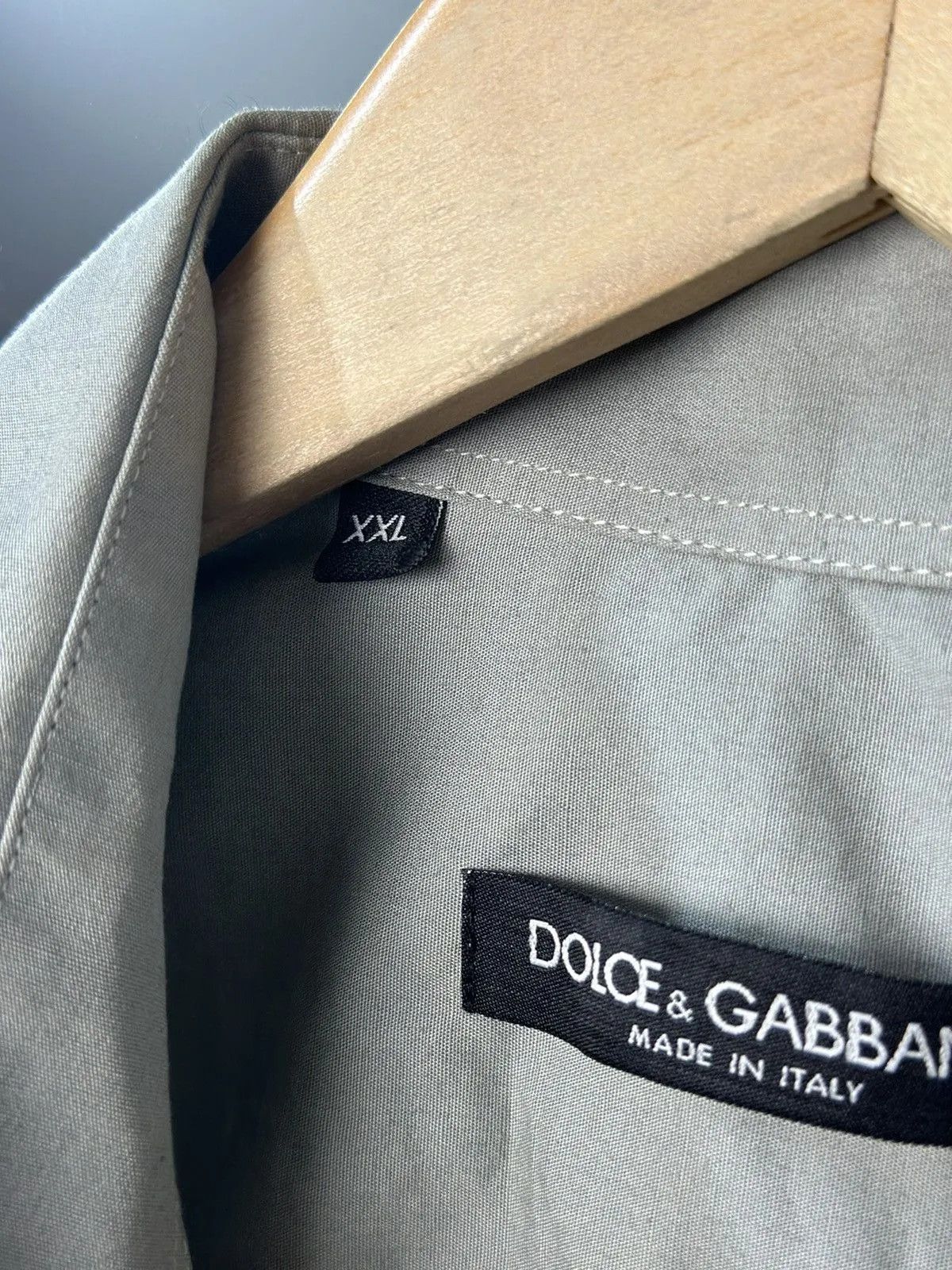 Vintage Dolce & Gabbana Gold Shirt Size XL Black Logo Made in Italy Size US XL / EU 56 / 4 - 12 Thumbnail