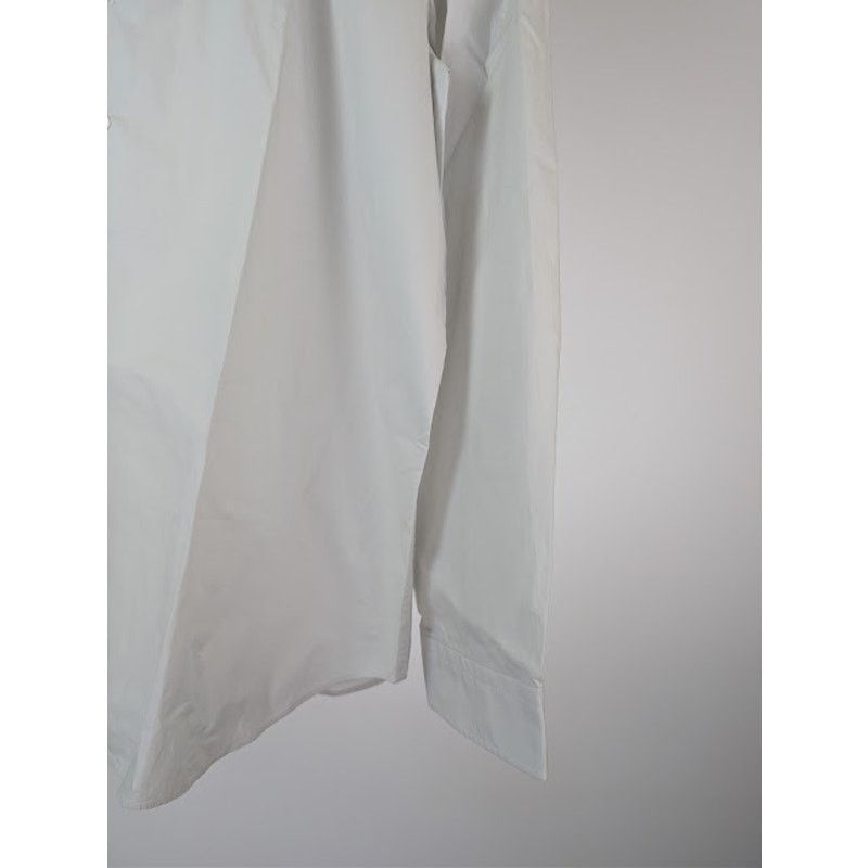 Raf Simons o1rshd1 Long Sleeve Cotton Print Back Button Up Shirt White Size US L / EU 52-54 / 3 - 6 Thumbnail