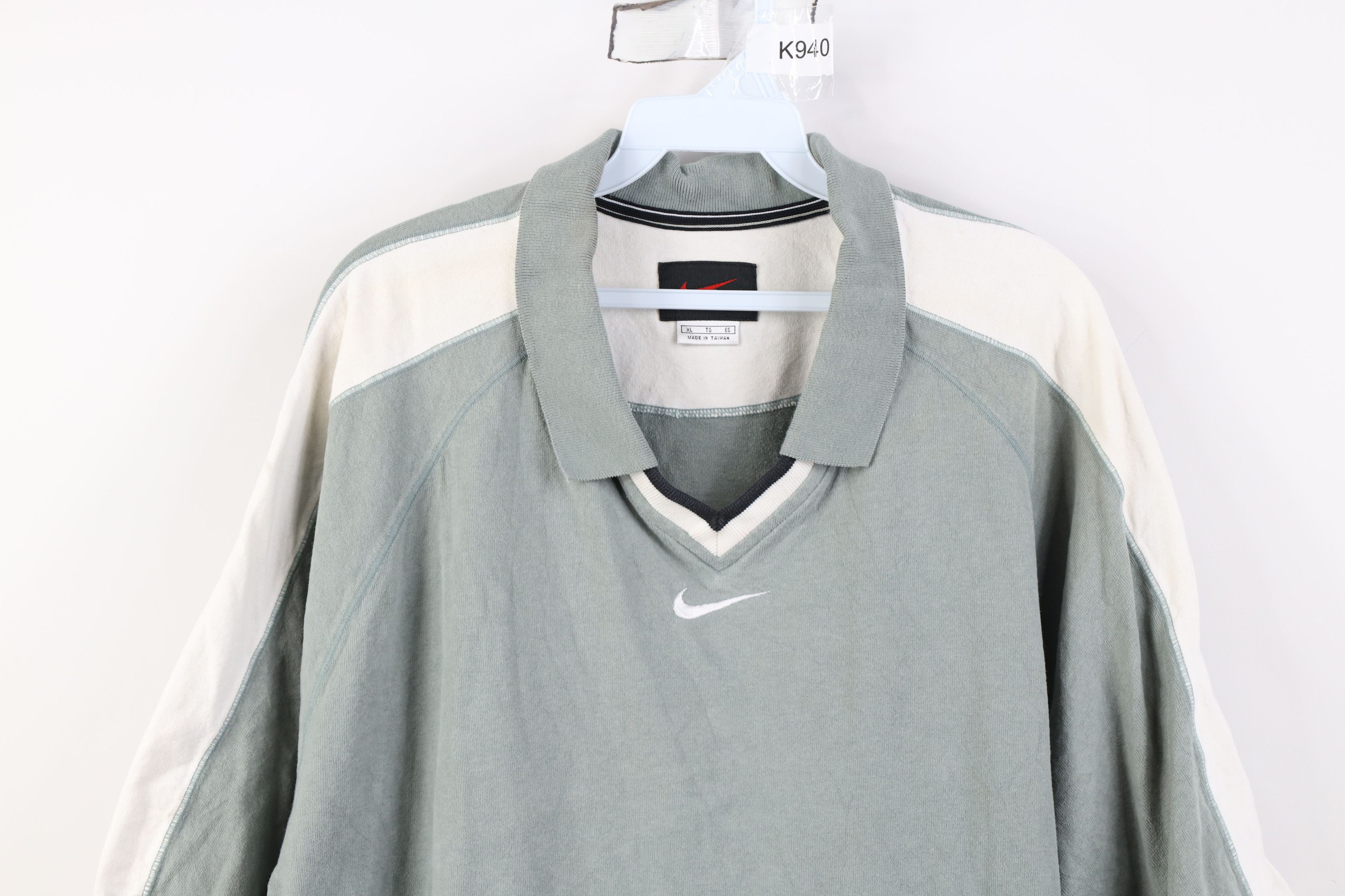 Nike Vintage 90s Nike Scott Center Swoosh Heavyweight Polo Shirt Size US XL / EU 56 / 4 - 2 Thumbnail